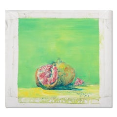 Zhaohui Zeng Impressionist Original Oil On Canvas "Have Some Pomegranates"