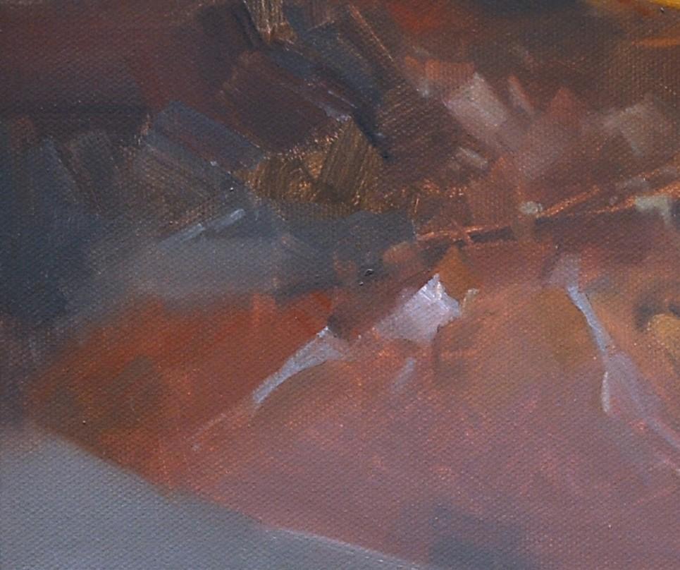„Desert's Crown“ (2022) von Zhaoming Wu, Original-Ölgemäldelandschaft im Angebot 3