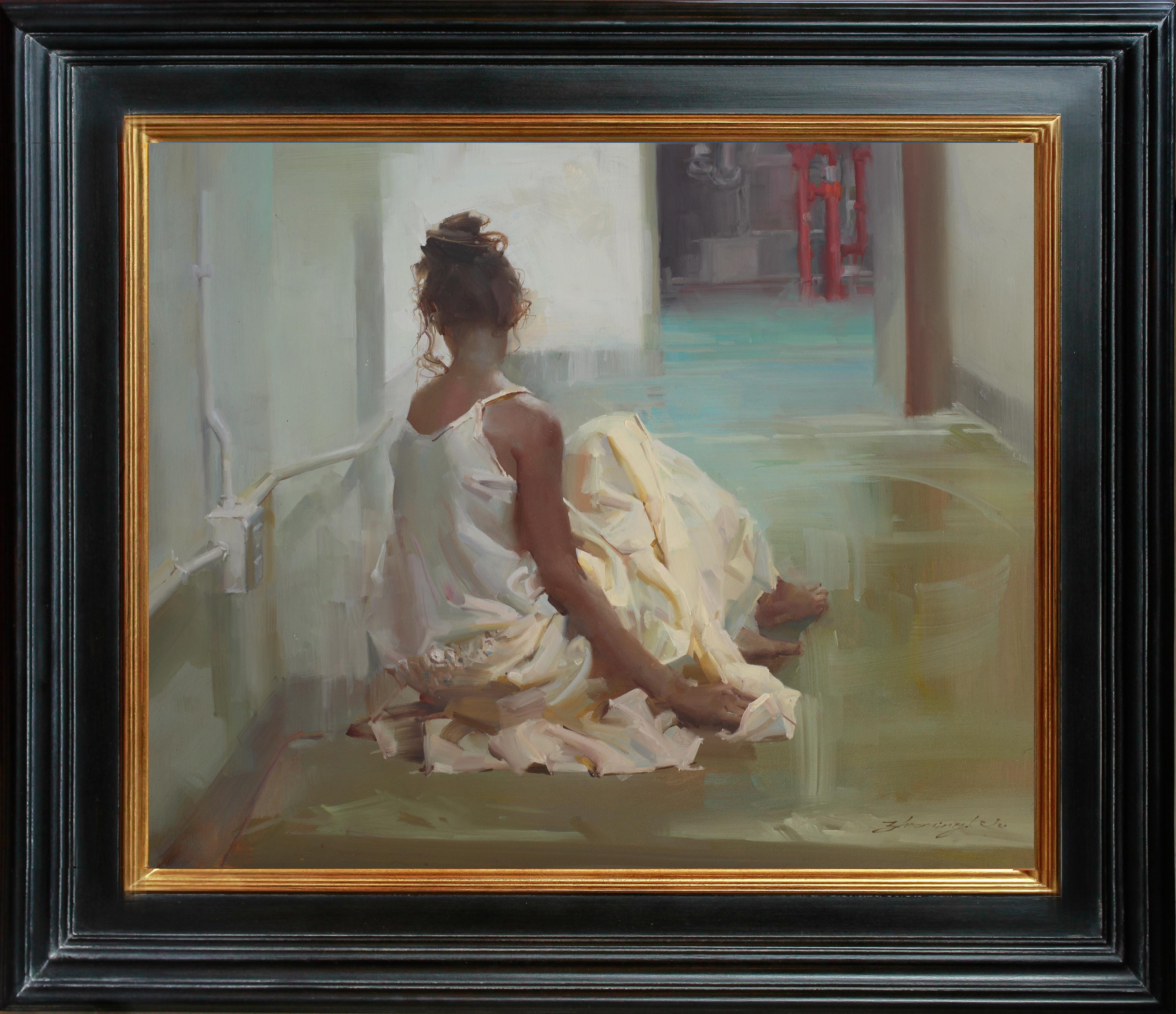 Hallway's Venus - Painting by Zhaoming Wu