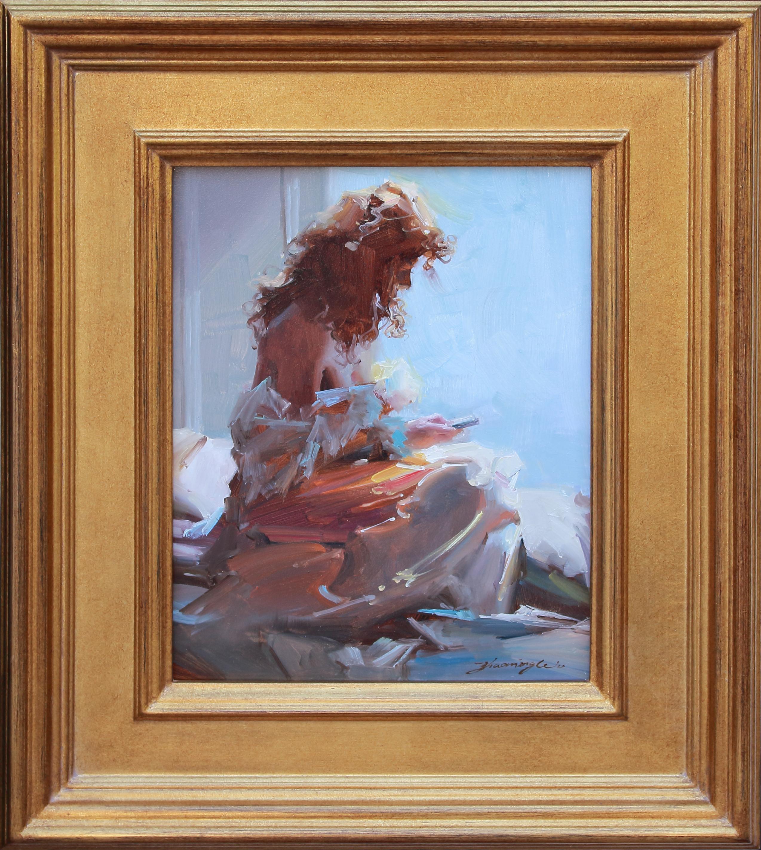 Message - Painting by Zhaoming Wu