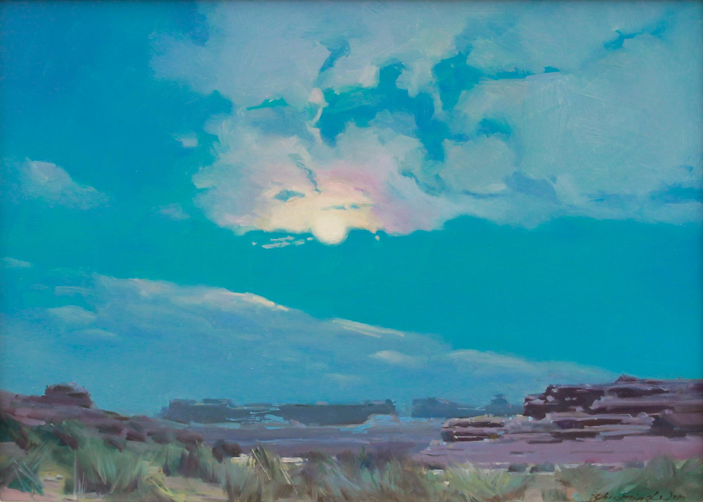 Nocturne - Realist Painting by Zhaoming Wu