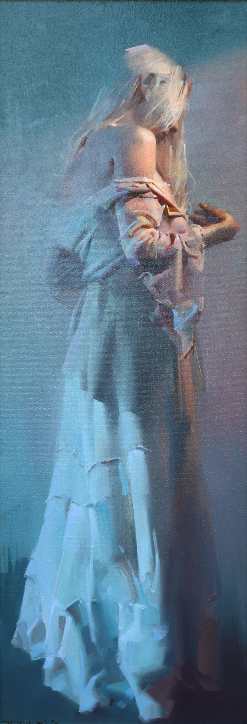 The Moment - Réalisme Painting par Zhaoming Wu