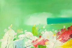 ZhengZhong Liu Contemporary Original Oil On Canvas "Spring"