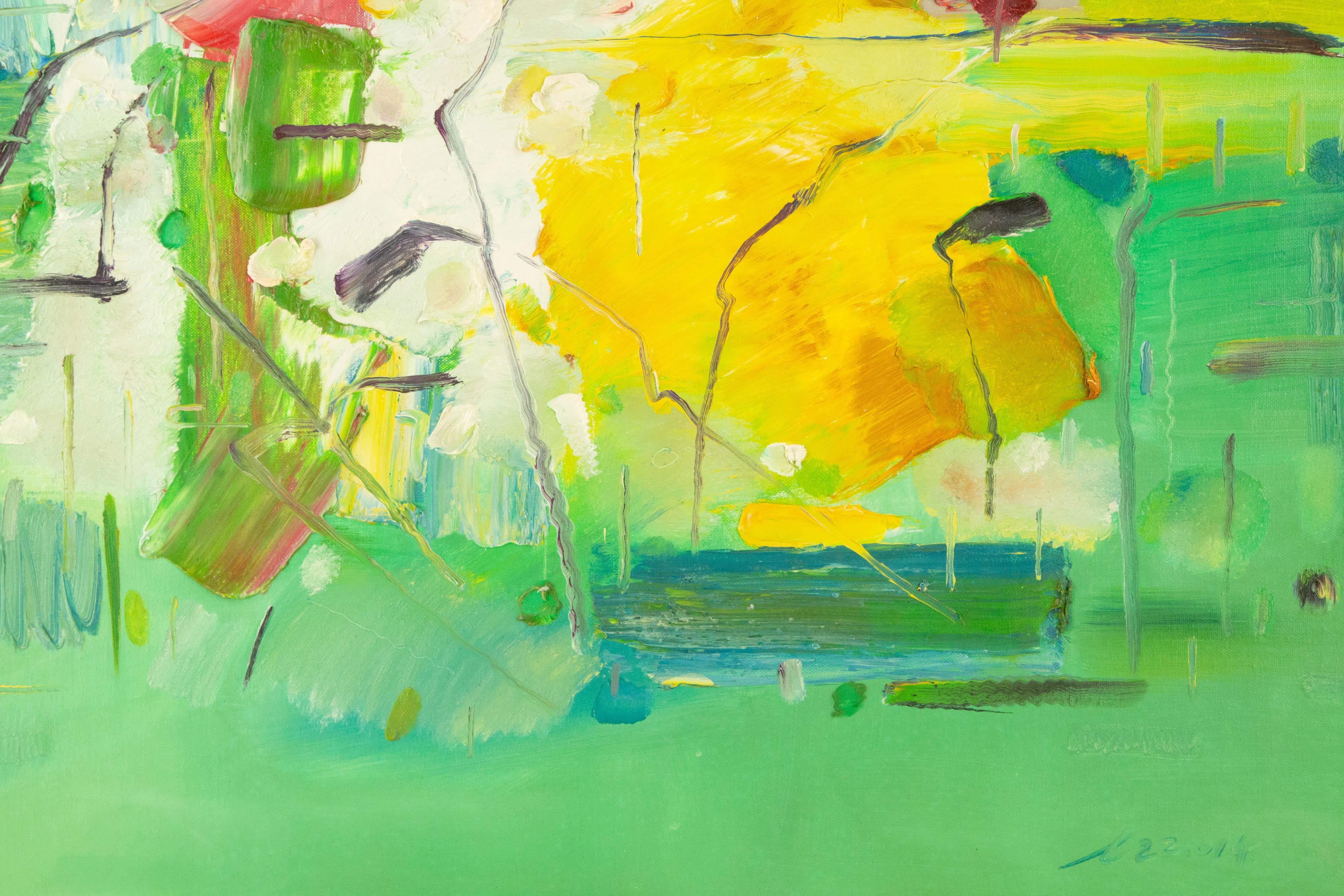 ZhengZhong Liu Contemporary Original Oil On Canvas 