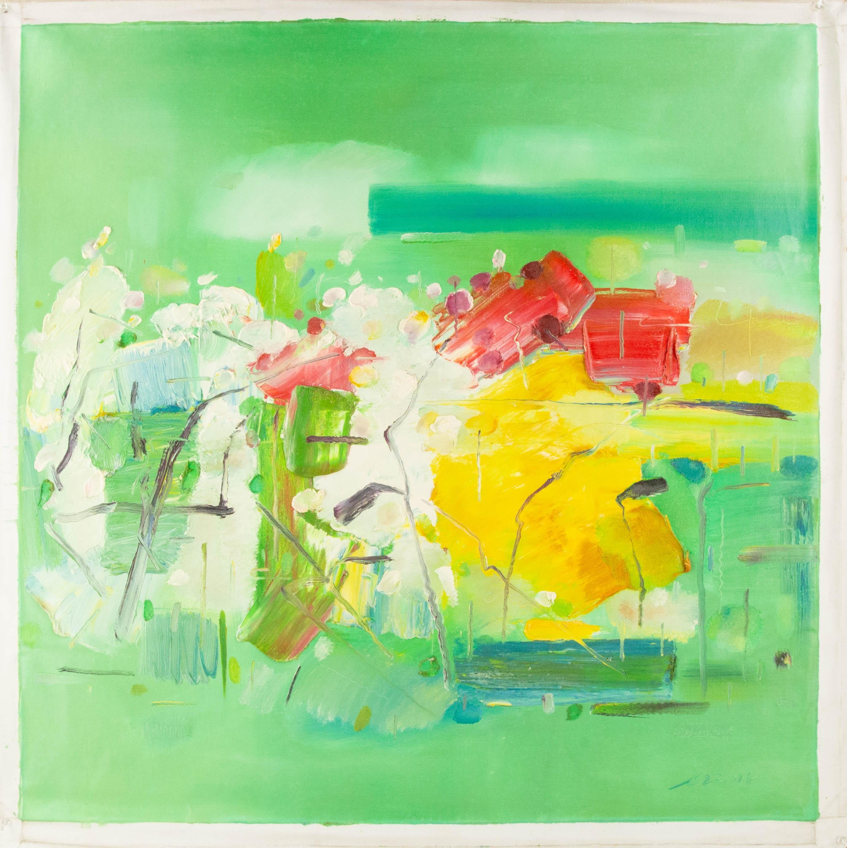 ZhengZhong Liu Contemporary Original Oil On Canvas 