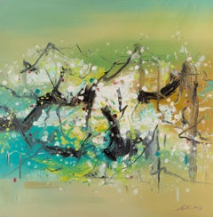 Zhengzhong Liu Impressionist Original Oil Painting "Ewha"