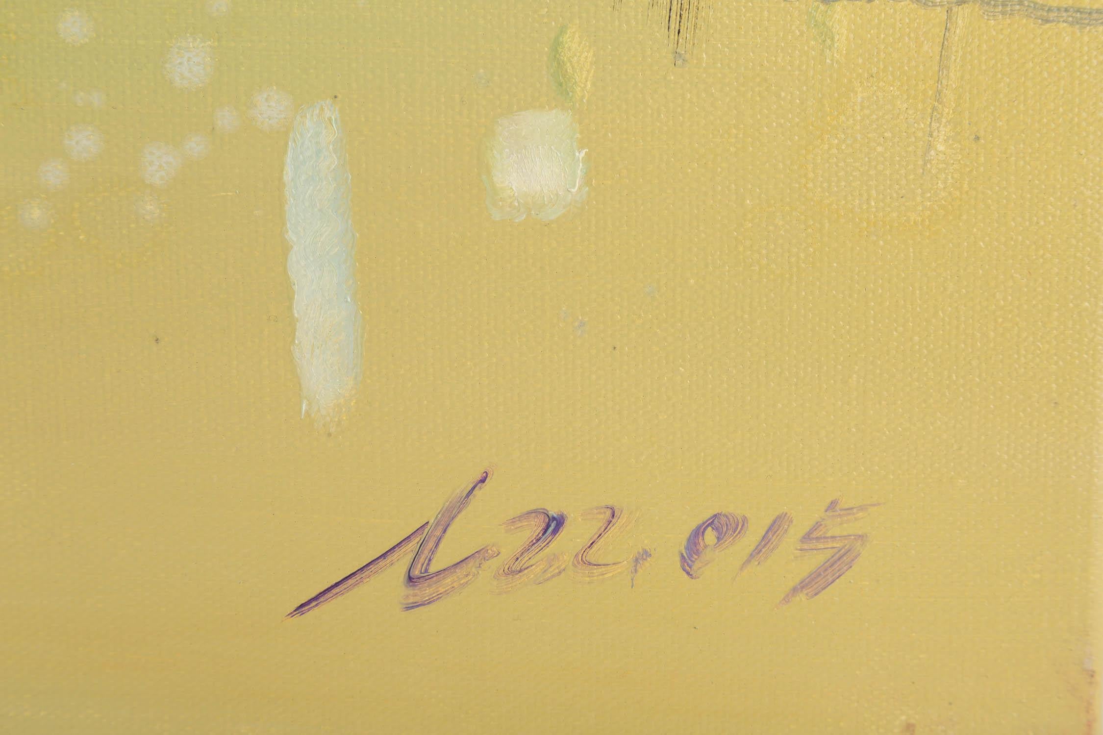 Zhengzhong Liu Impressionistisches Original-Ölgemälde „Ewha“ von Zhengzhong Liu im Angebot 4
