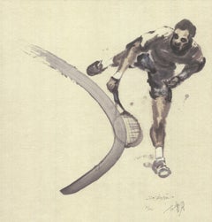 Du Zhenjun-2015 Roland Garros French Open-Mano firmata