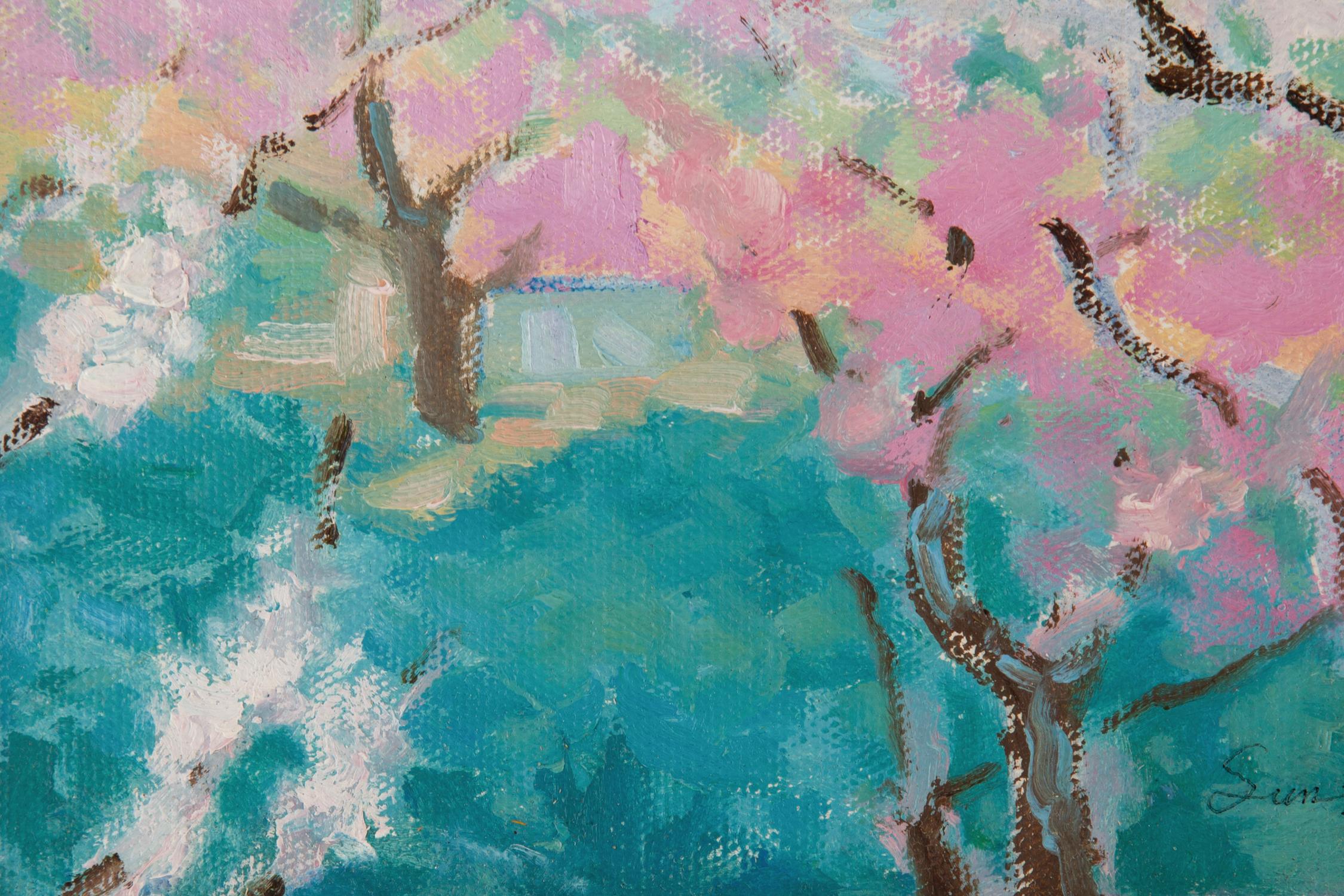 ZhenPeng Sun Landscape Original Oil Painting 