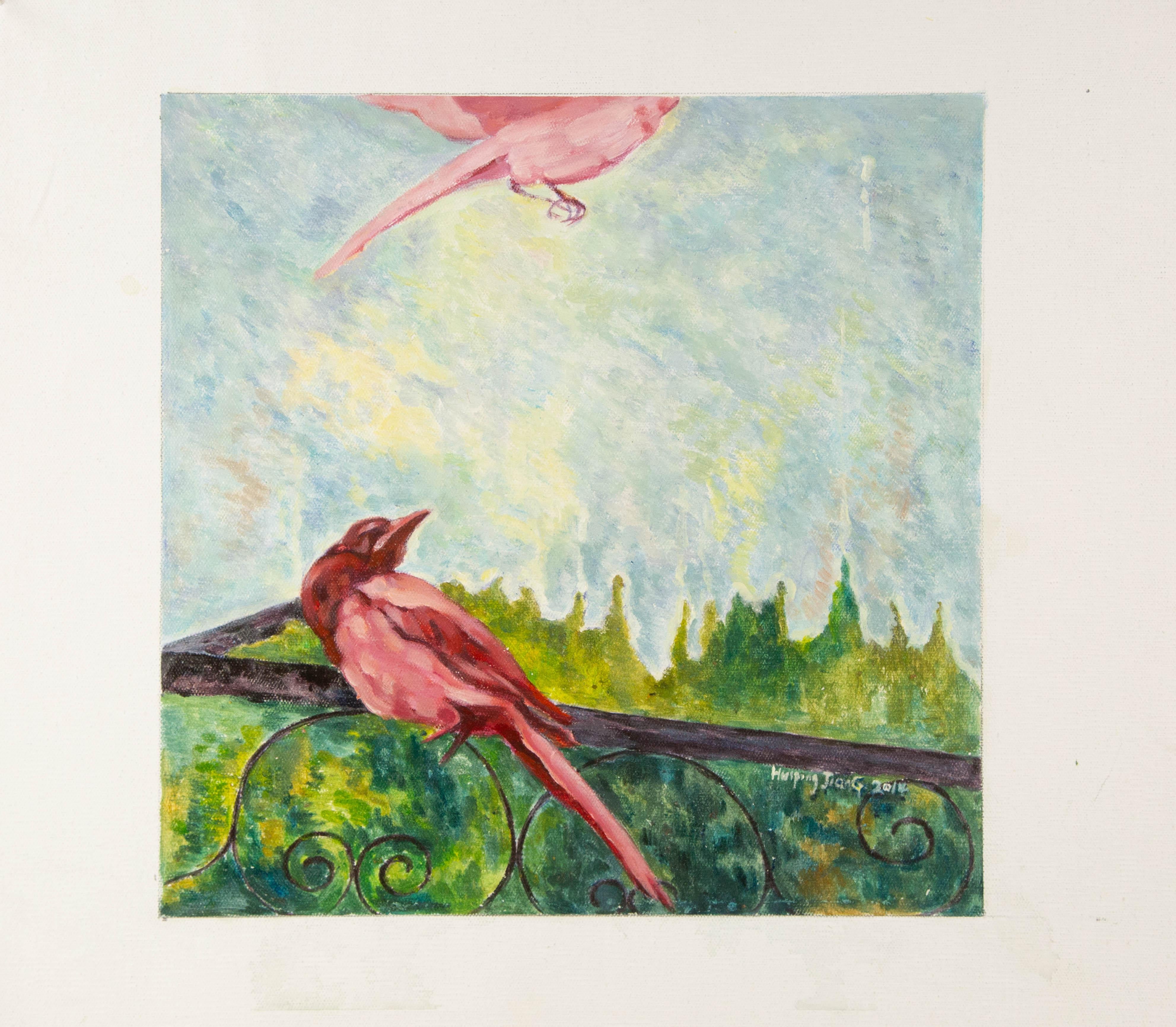 Zhenpeng Zhou Animal Original Oil On Canvas 
