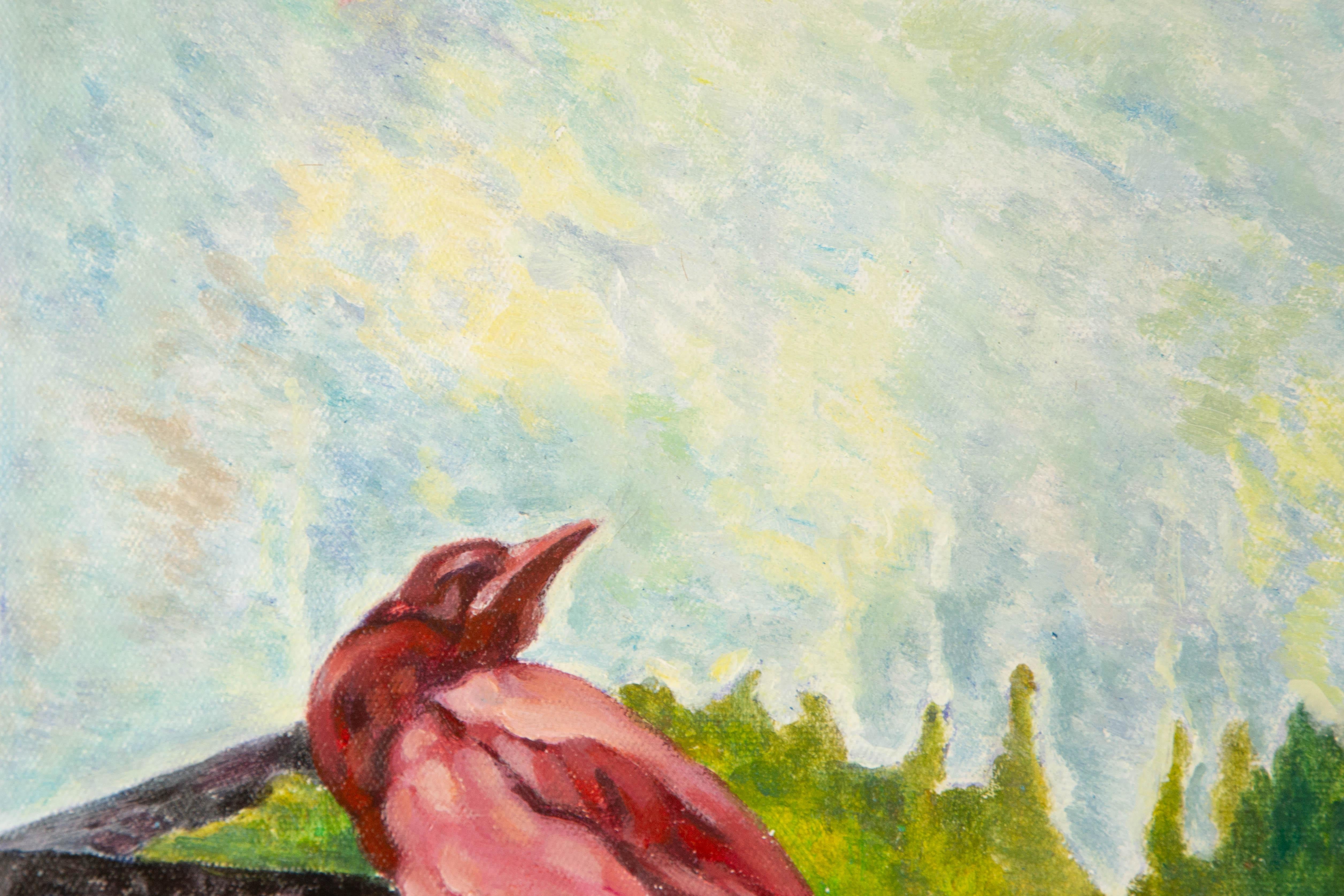 Zhenpeng Zhou Animal Original Oil On Canvas 