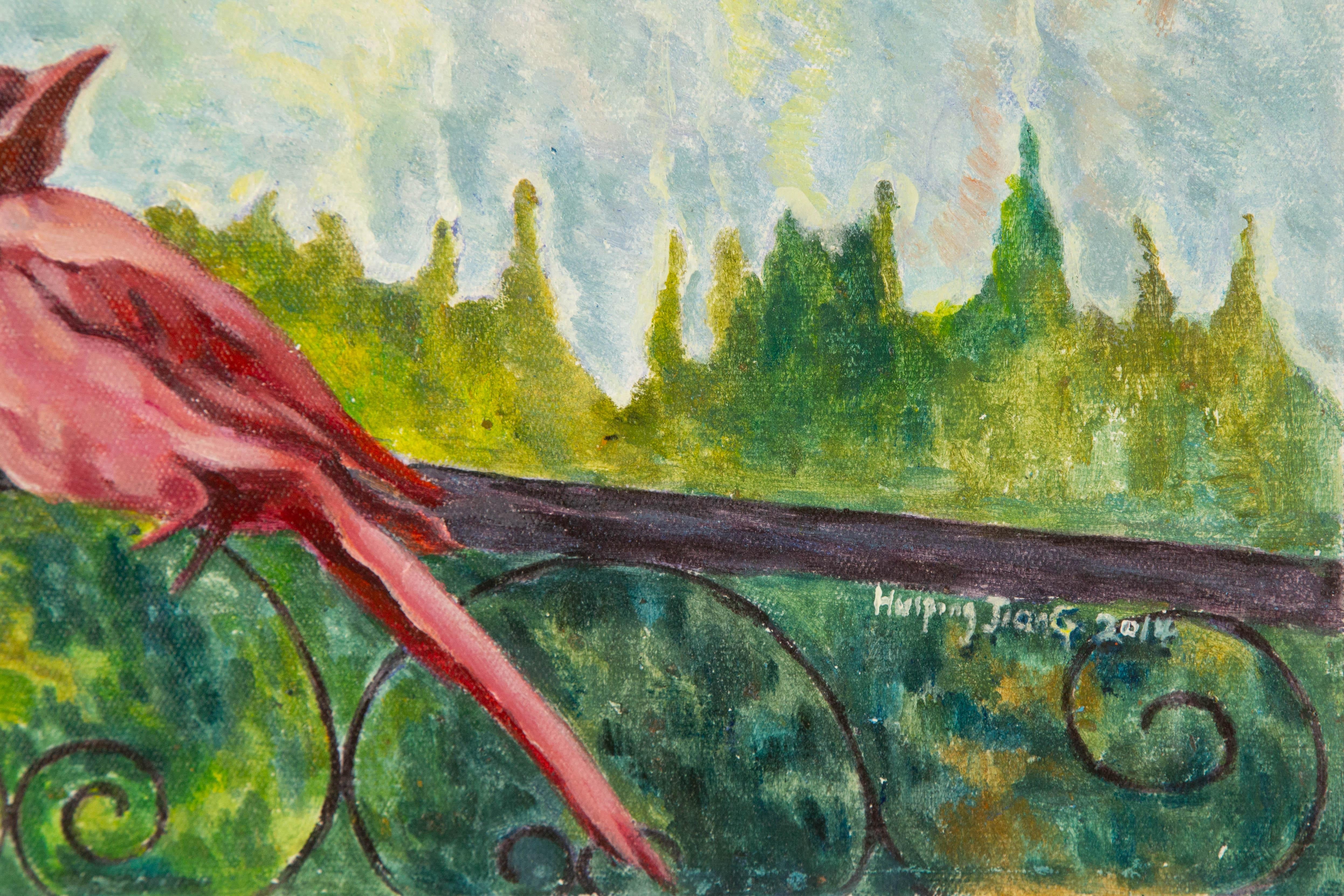 Zhenpeng Zhou Animal Original Oil On Canvas 