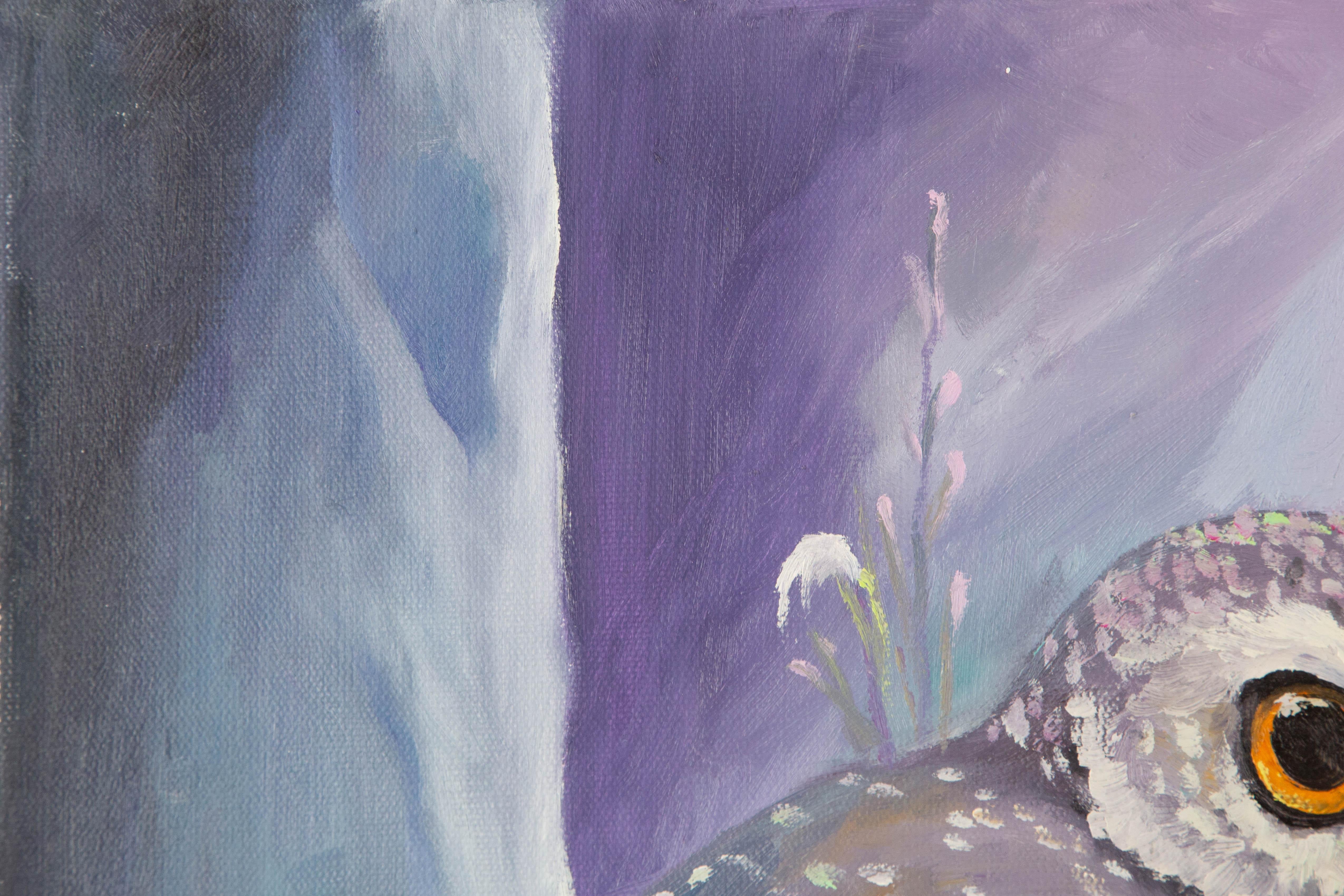 Zhenpeng Zhou Animal Óleo original sobre lienzo 