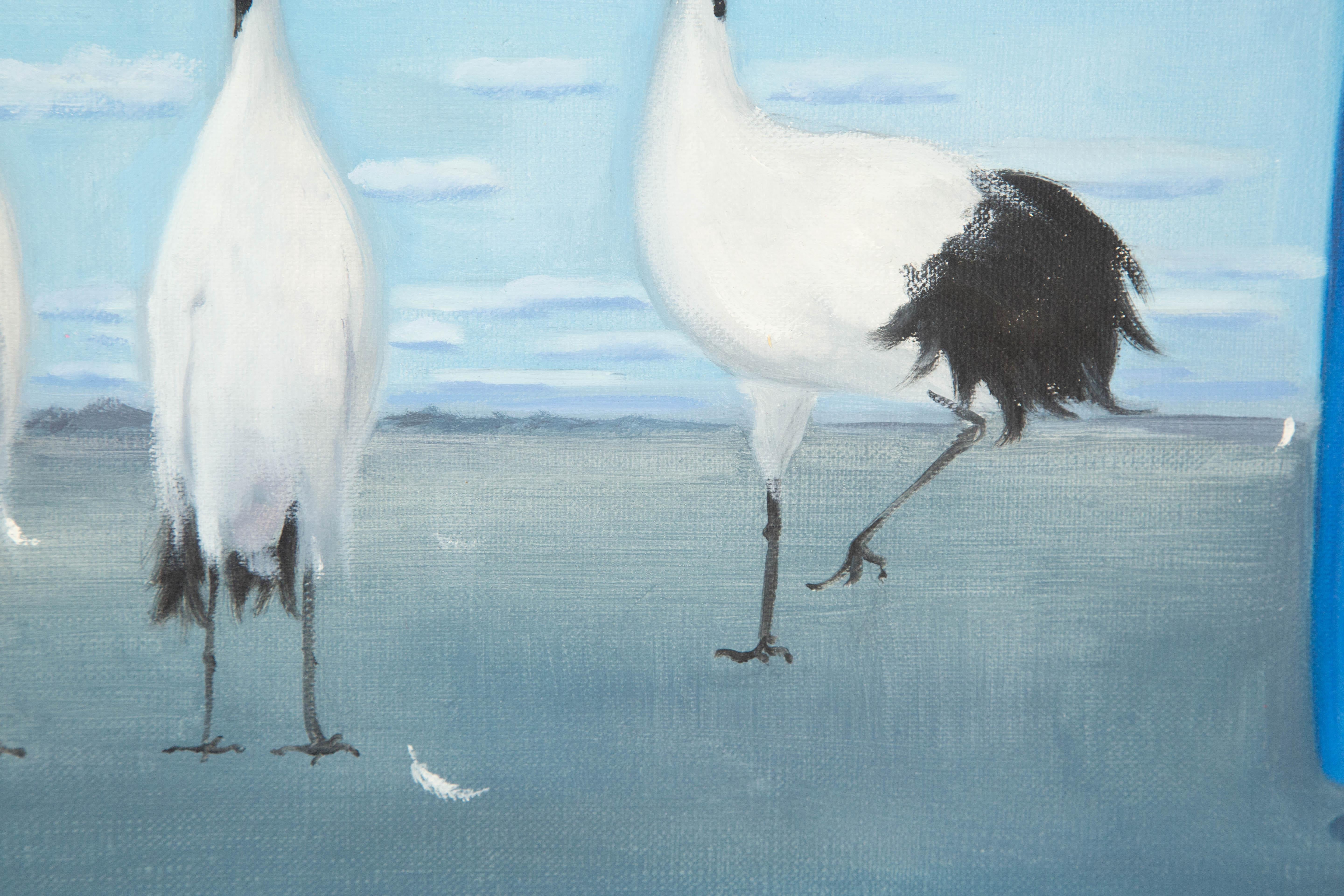 Zhenpeng Zhou Animal Original Oil On Canvas 