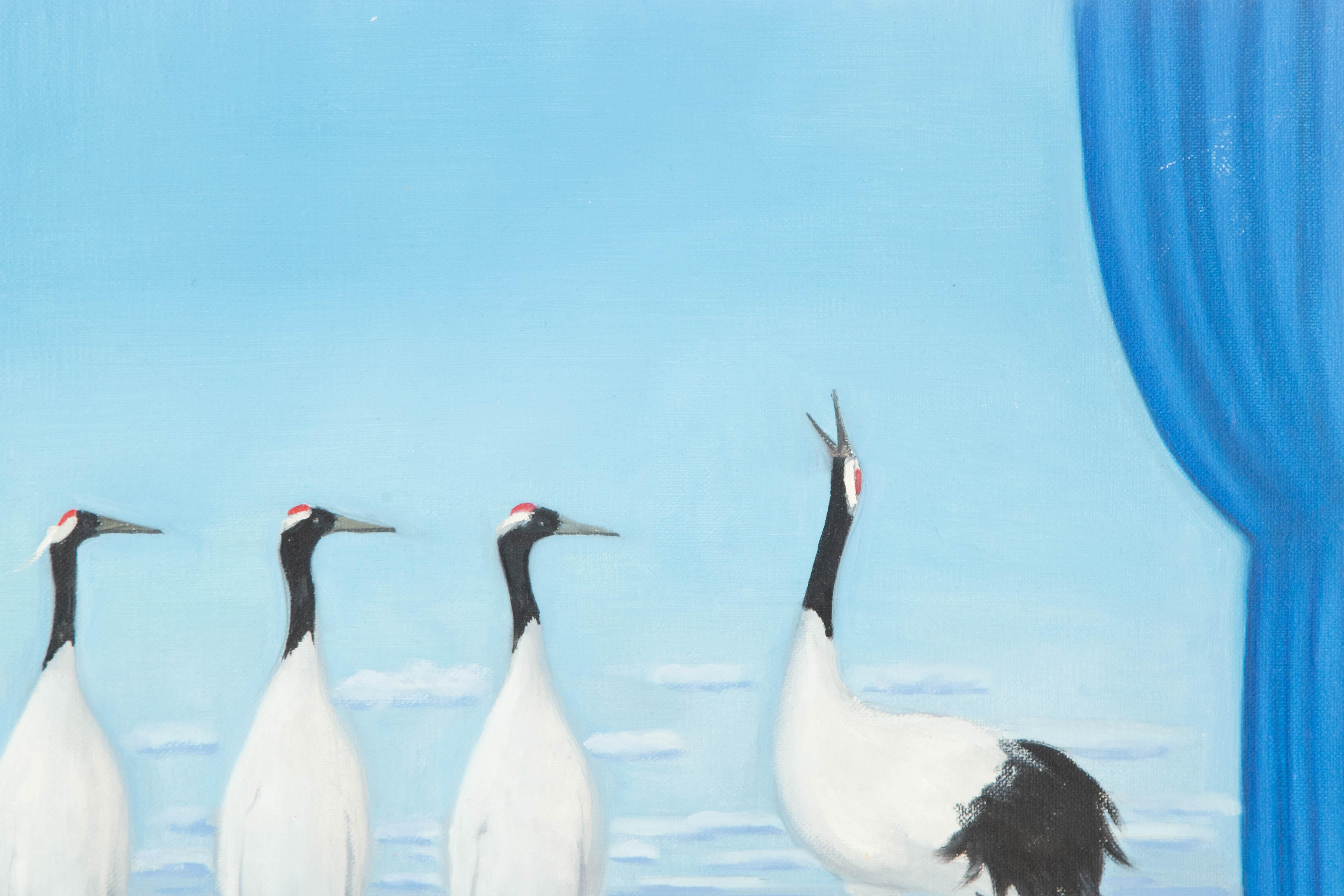 Zhenpeng Zhou Animal Original Oil On Canvas 