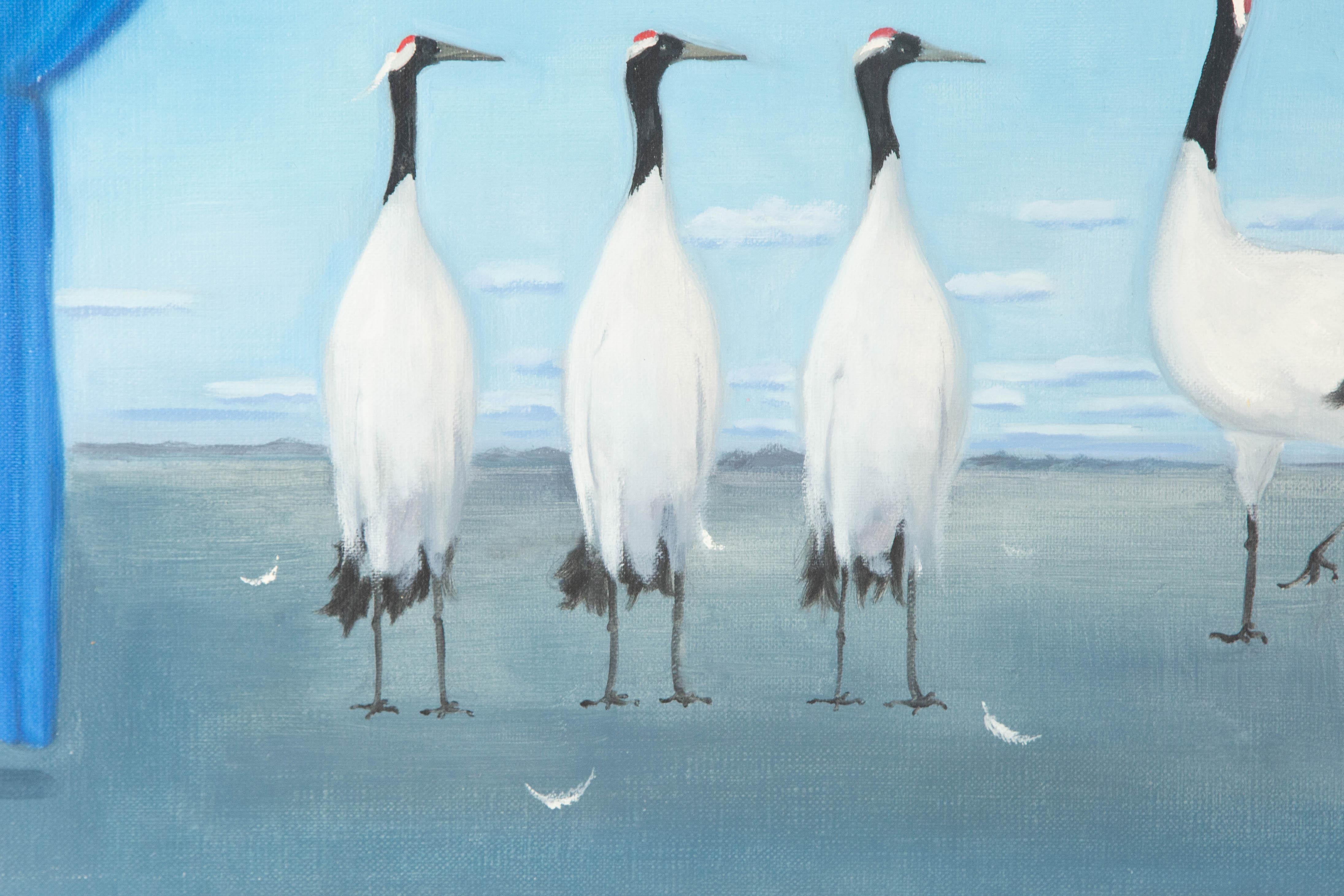 Zhenpeng Zhou Animal Original Oil On Canvas 