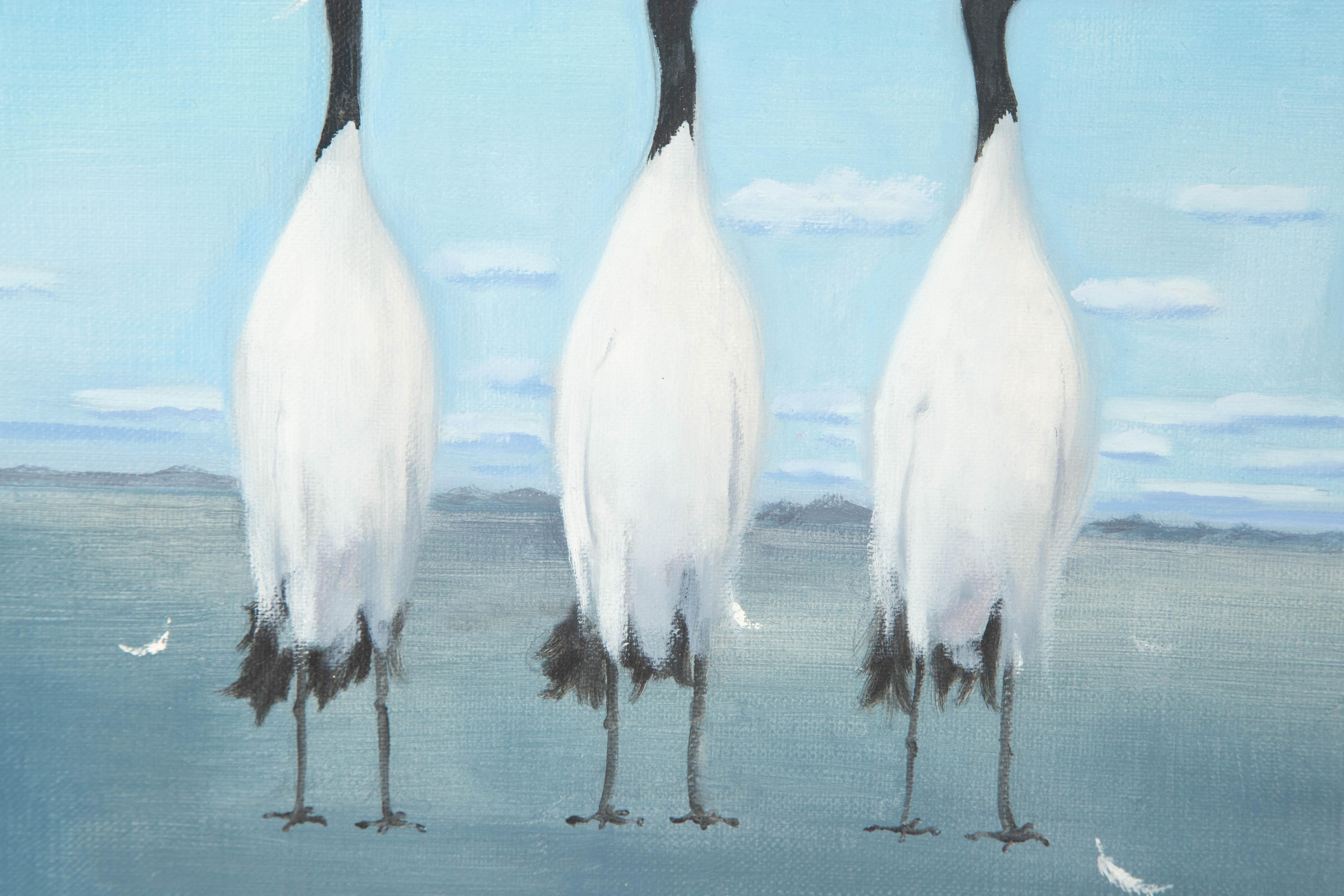 Zhenpeng Zhou Animal Original Oil On Canvas 