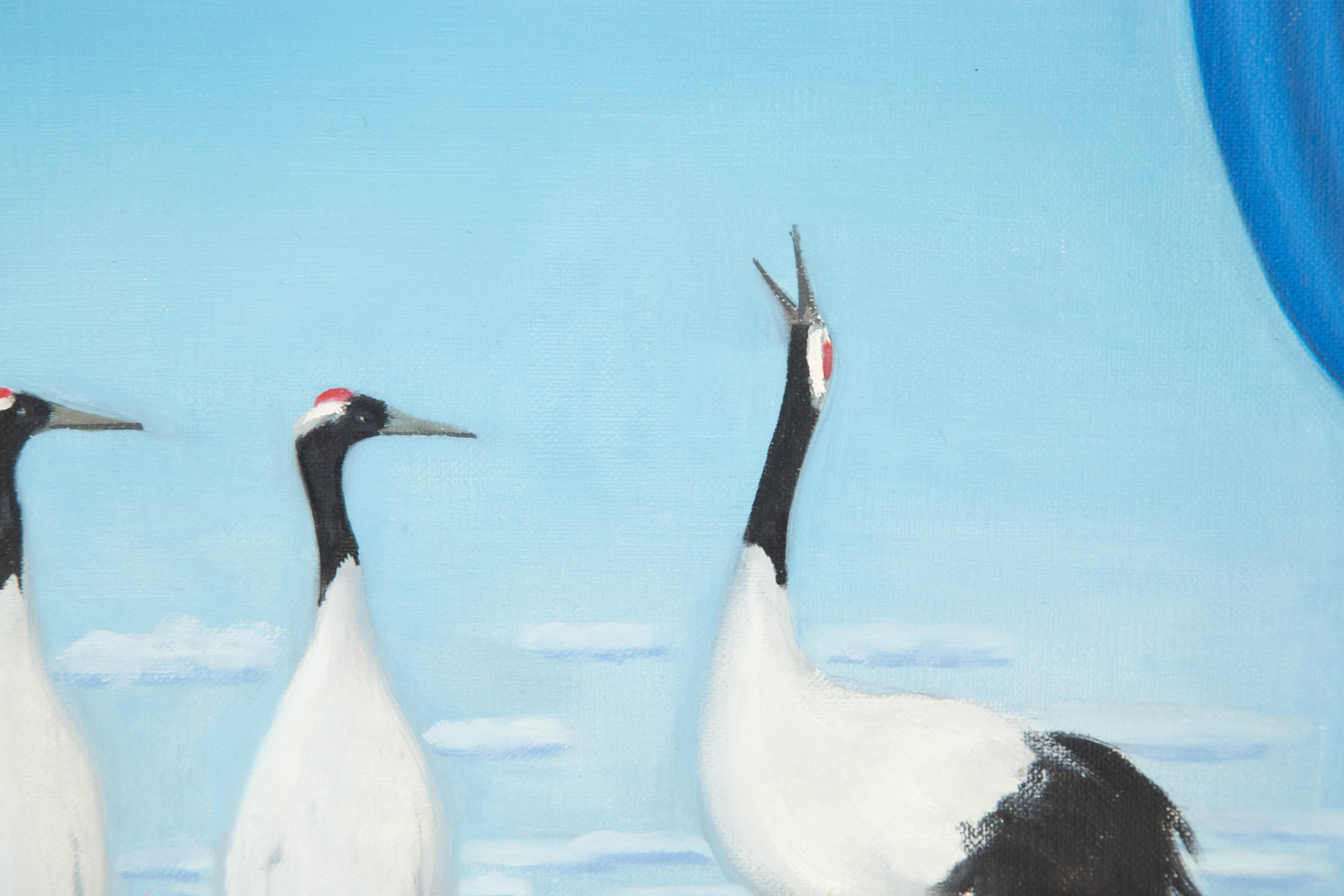 Zhenpeng Zhou Animal Original Oil On Canvas 