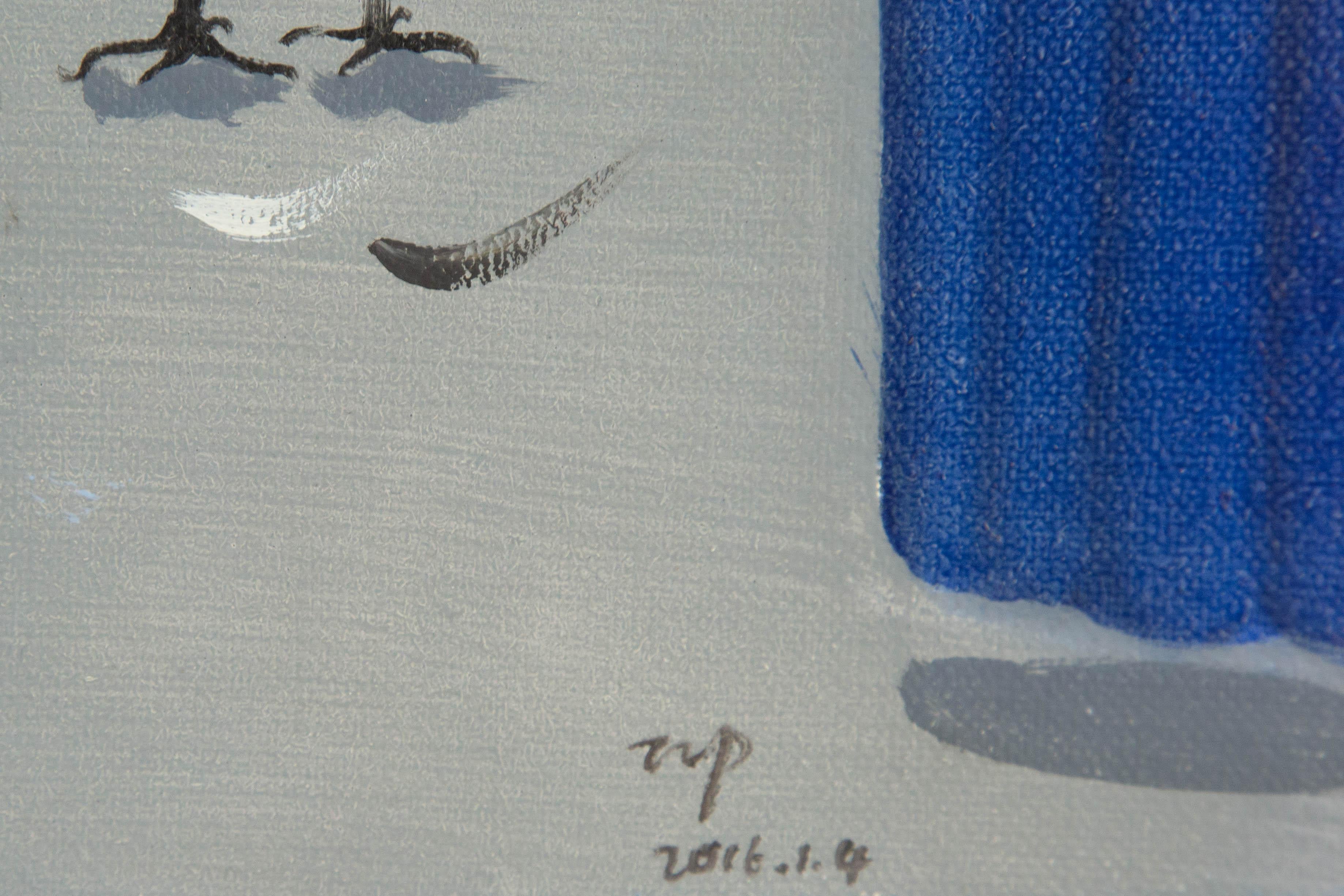 Zhenpeng Zhou Animal Original Oil On Canvas 