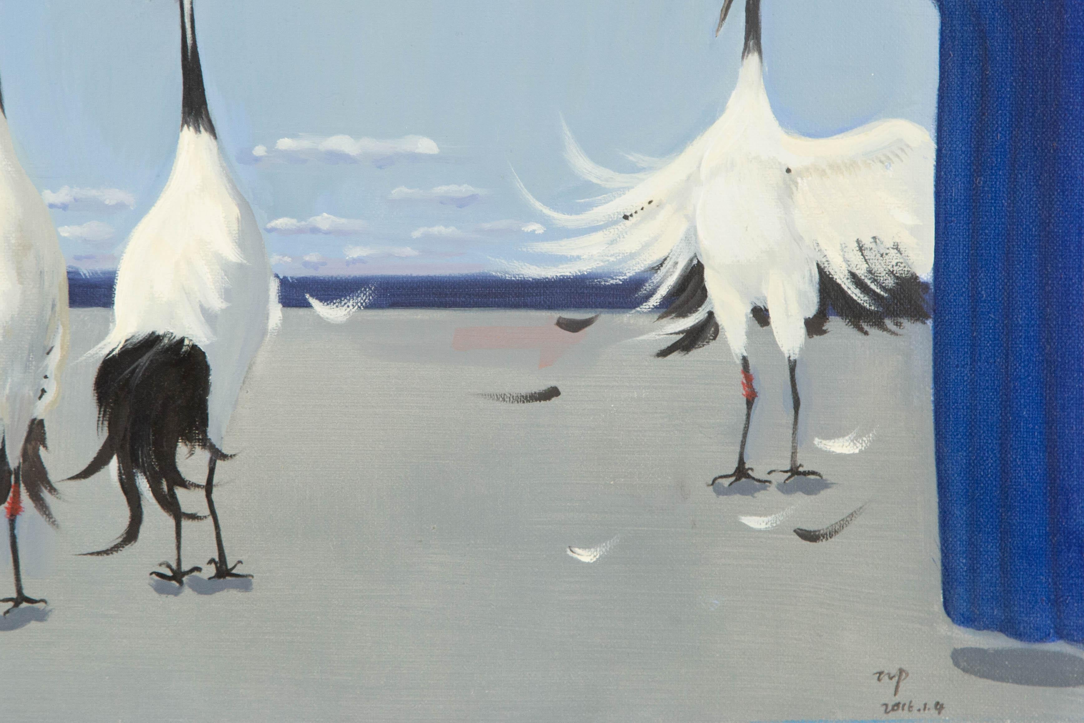Zhenpeng Zhou Animal Original Oil On Canvas 