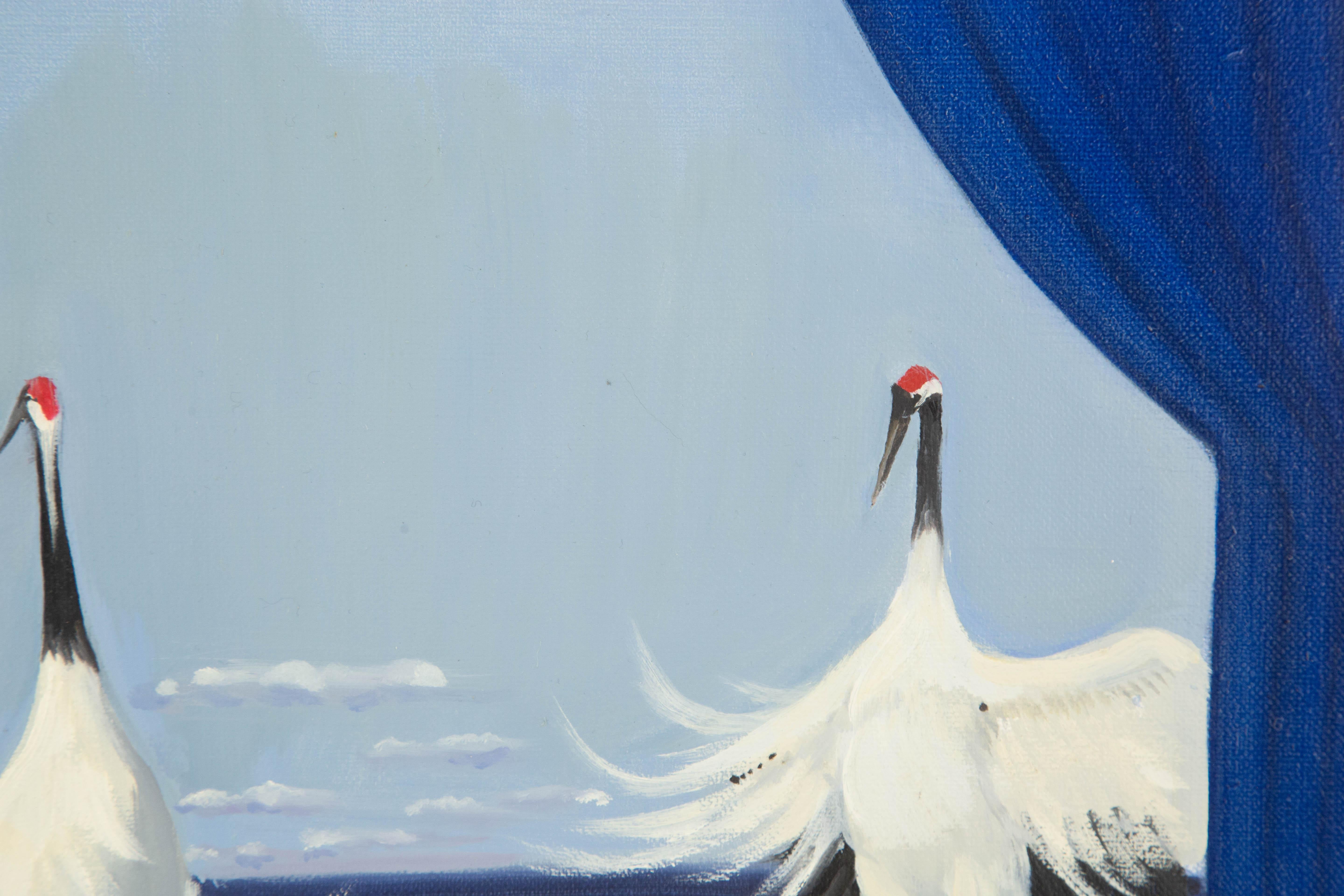 Zhenpeng Zhou Animal Original Oil On Canvas 