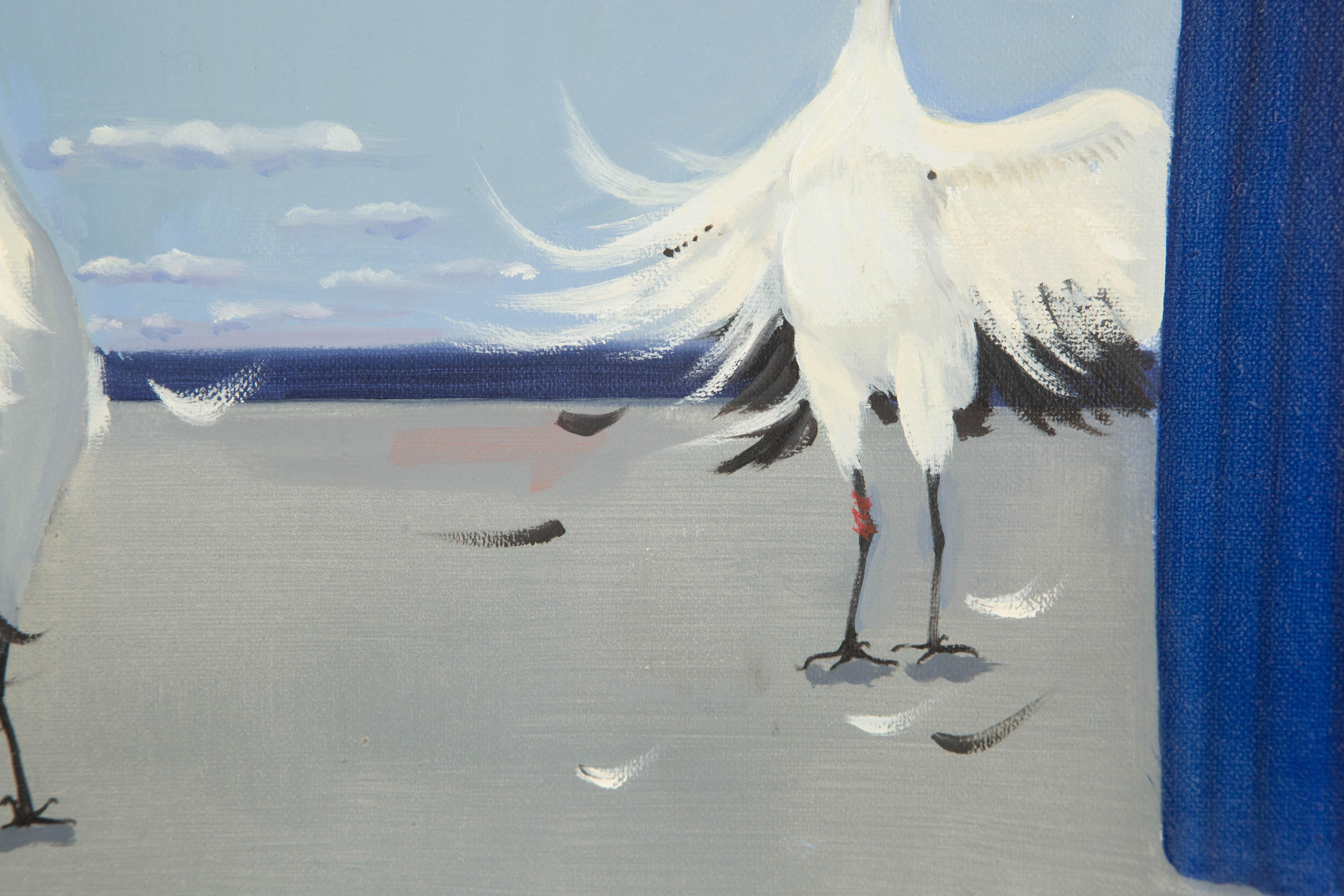Zhenpeng Zhou Animal Original Oil On Canvas 