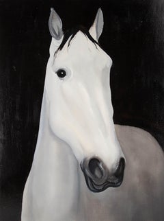 Zhenpeng Zhou Figurative Original Oil Painting "Horse Series 7"