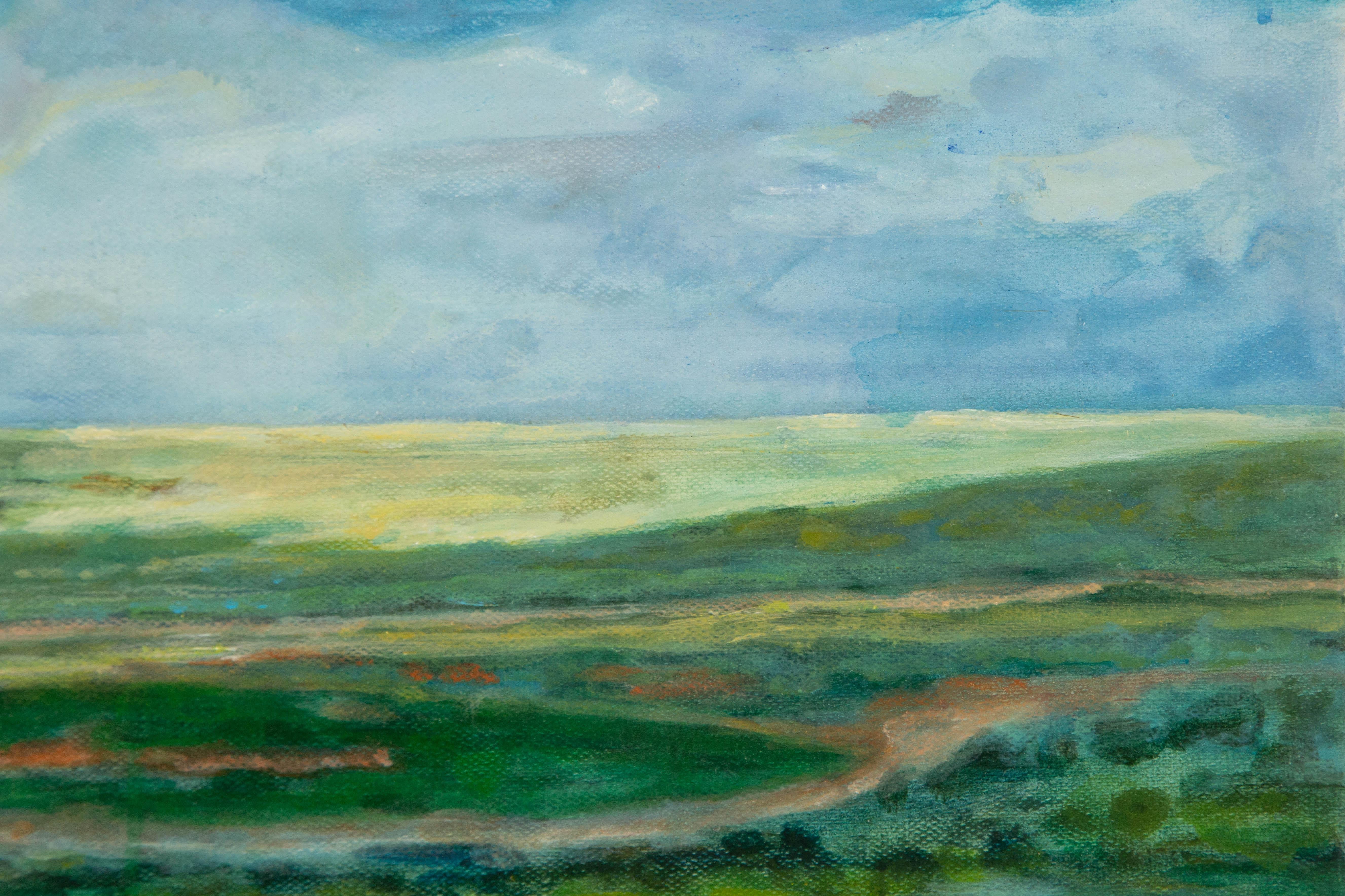 Zhenpeng Zhou Landschaft Original Öl auf Leinwand 