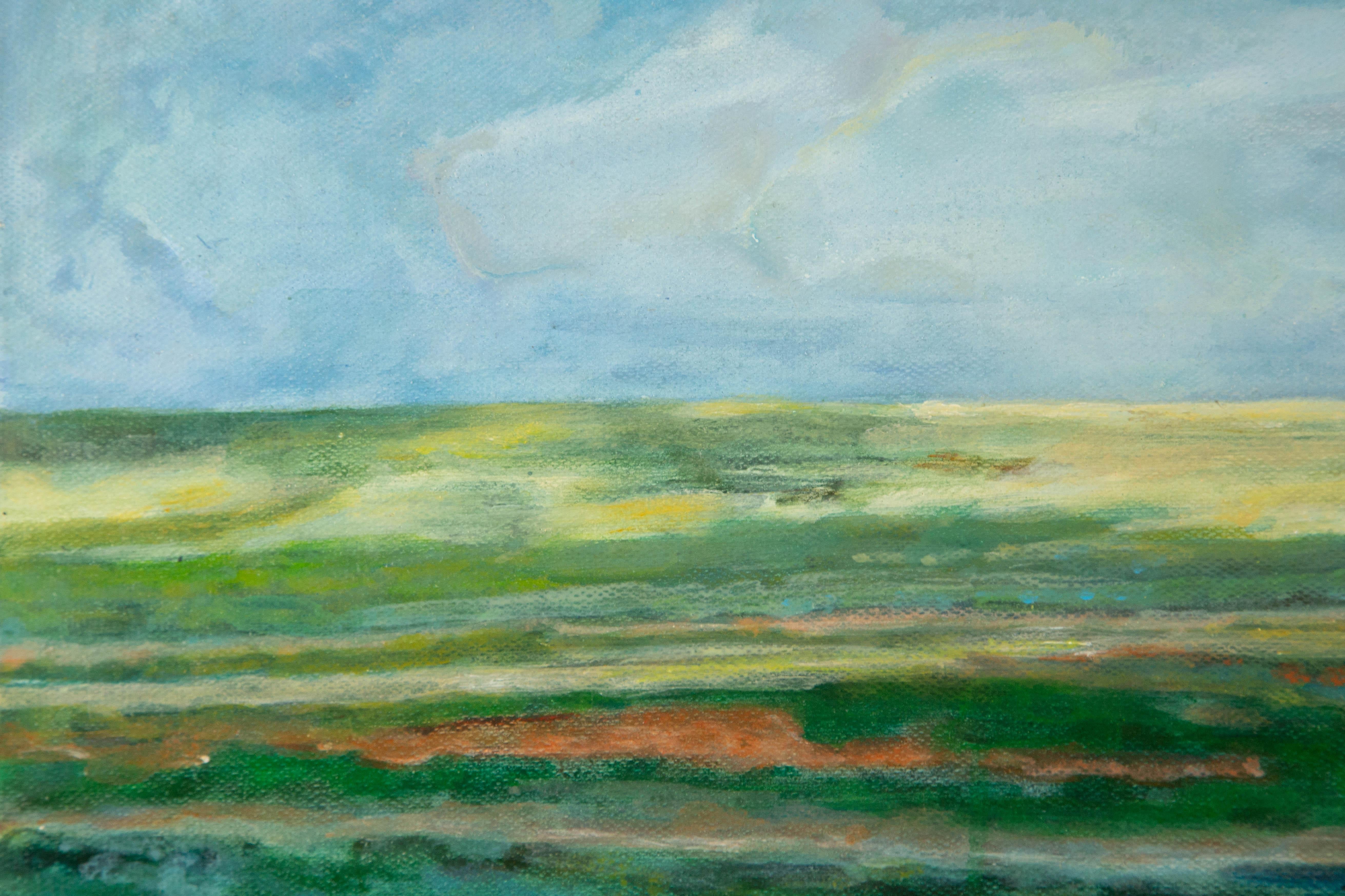 Zhenpeng Zhou Landschaft Original Öl auf Leinwand 