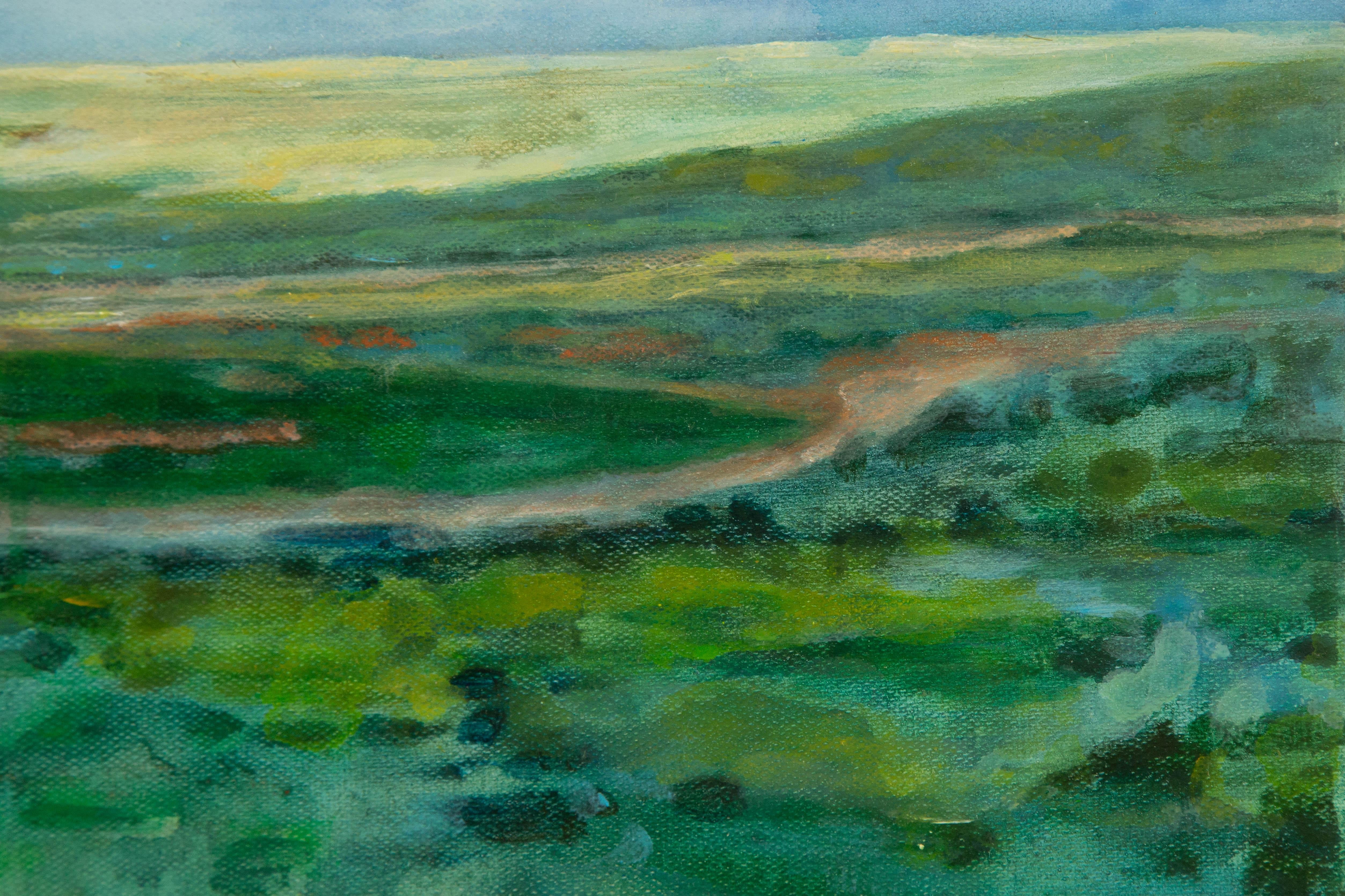 Zhenpeng Zhou Landschaft Original Öl auf Leinwand 