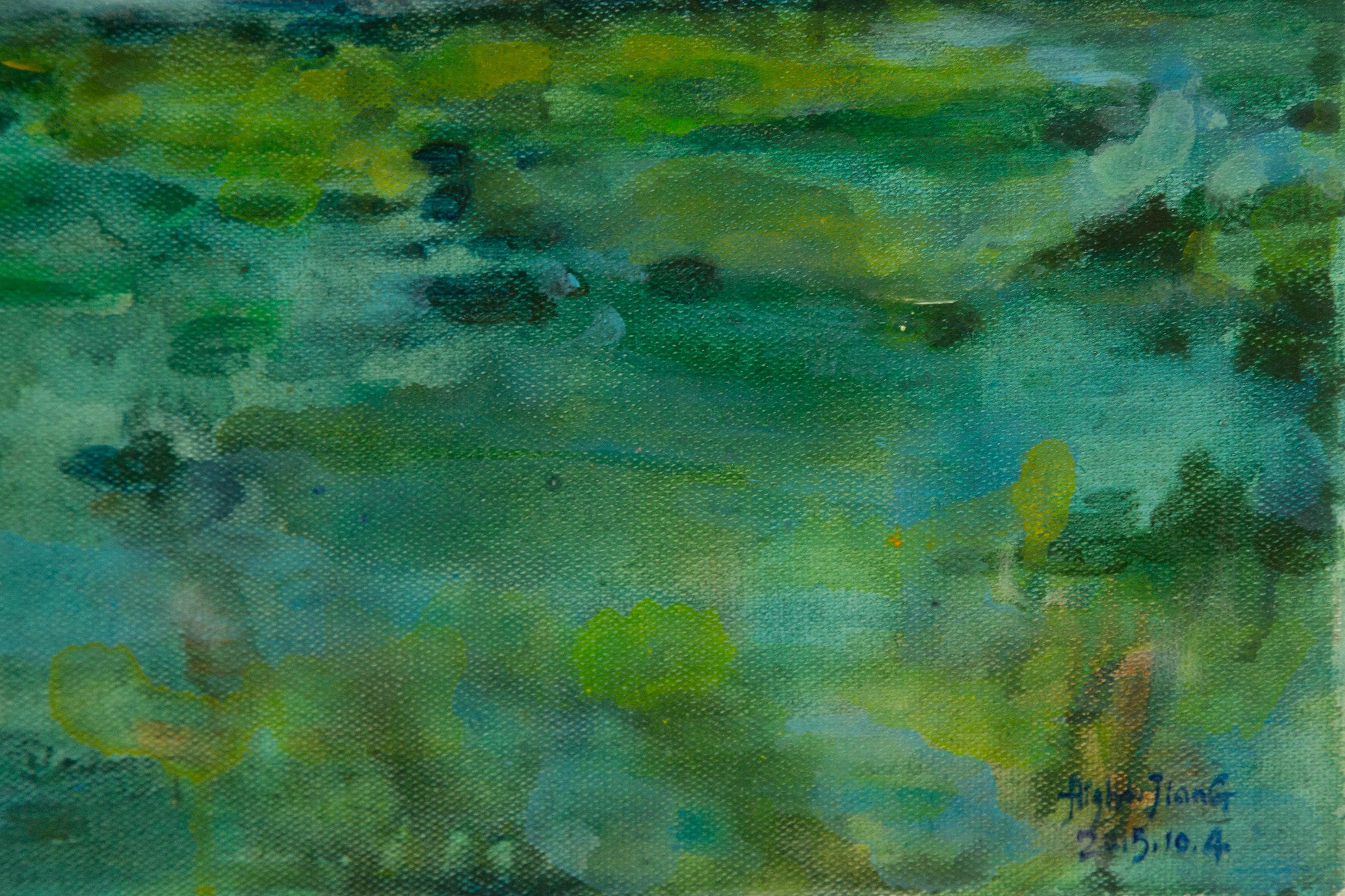 Zhenpeng Zhou Landschaft Original Öl auf Leinwand 