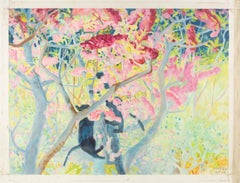 Zhenpeng Zhou Paesaggio Olio Originale Su Tela "Gioventù III"