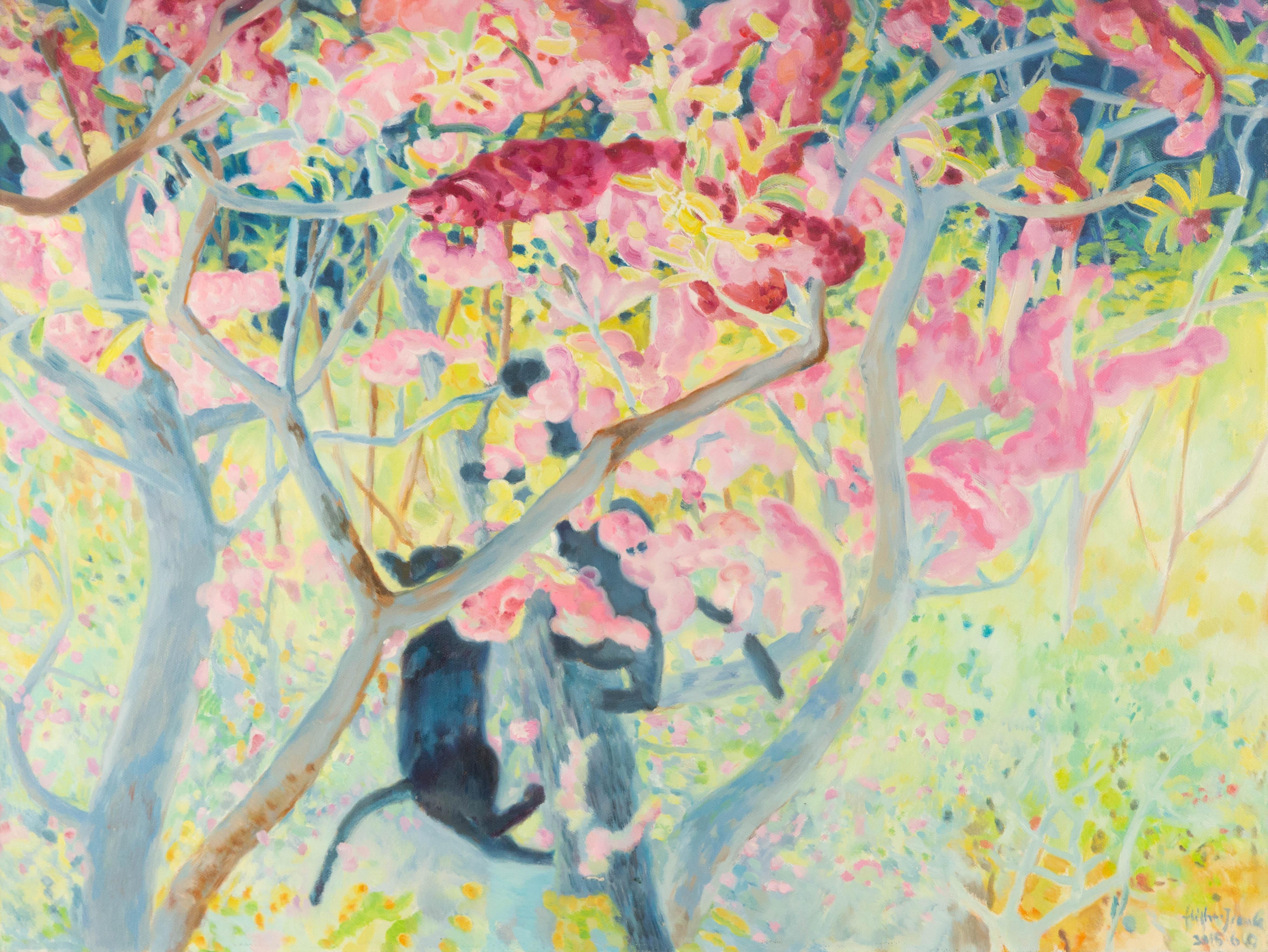  Title: Youth III
 Medium: Oil on canvas
 Size: 23.5 x 31 inches
 Frame: Framing options available!
 Condition: The painting appears to be in excellent condition.
 Note: This painting is unstretched, shipped rolled unless stretching/framing is