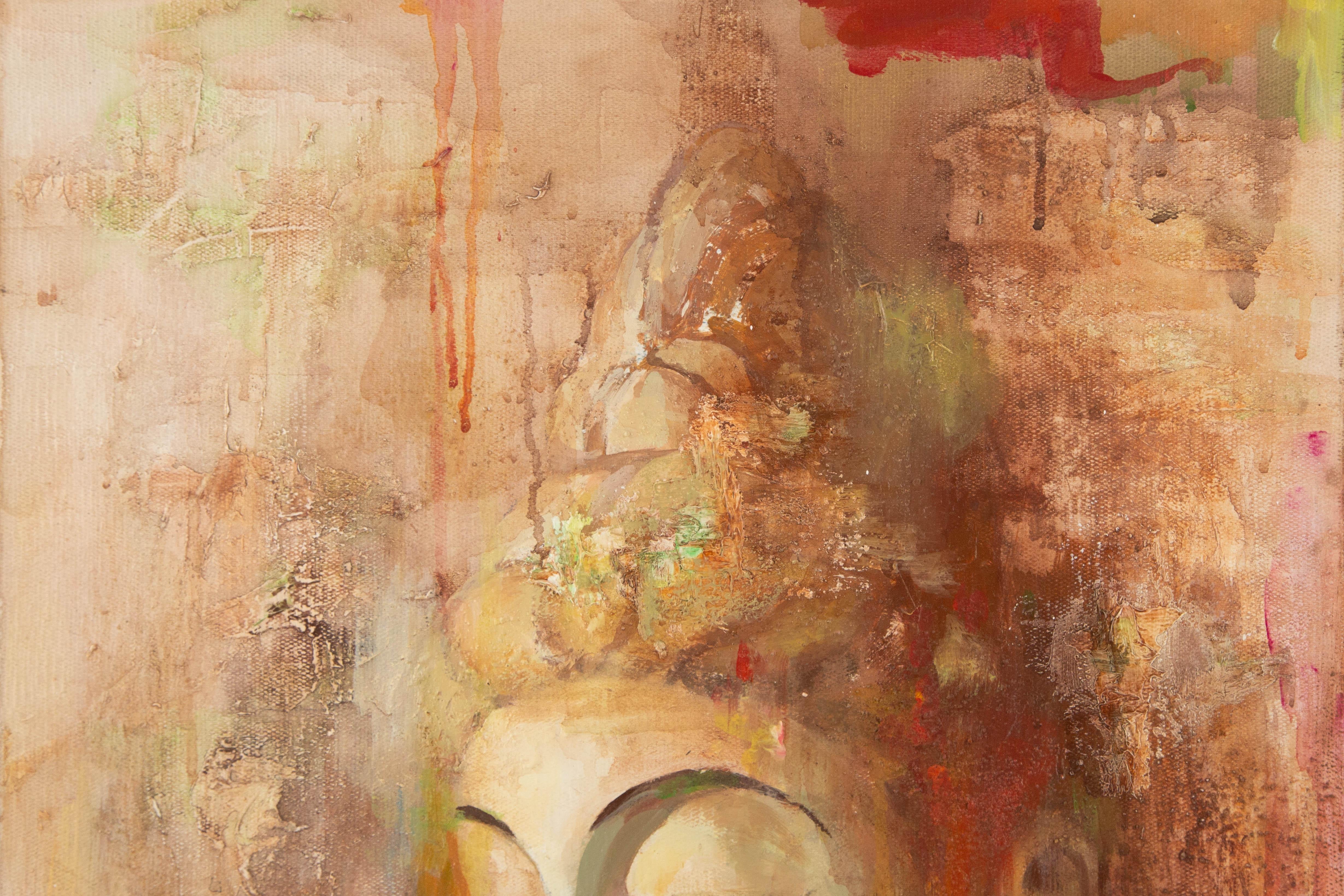 Zhenpeng Zhou Portrait Original Mischtechnik 