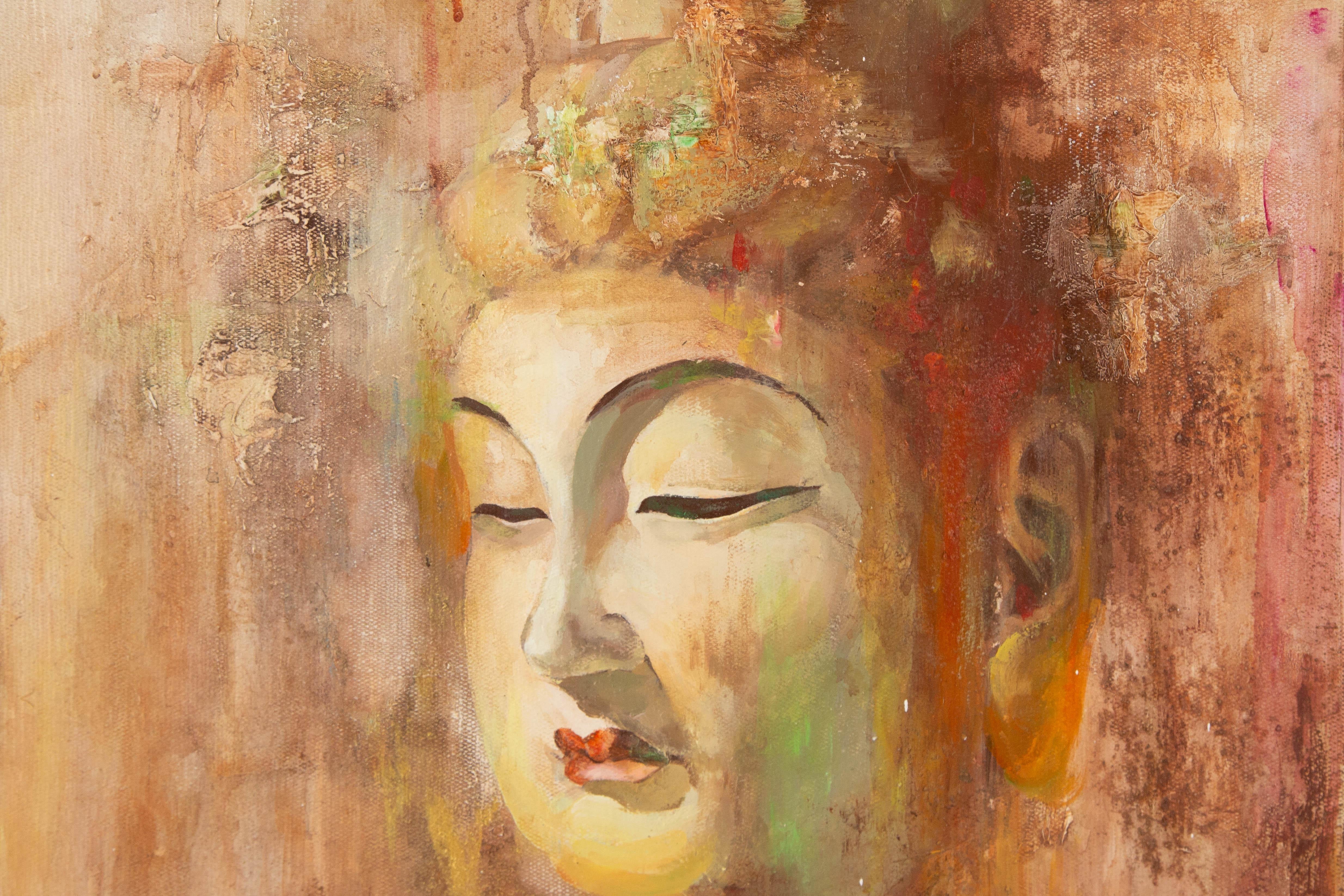 Zhenpeng Zhou Portrait Original Mischtechnik 