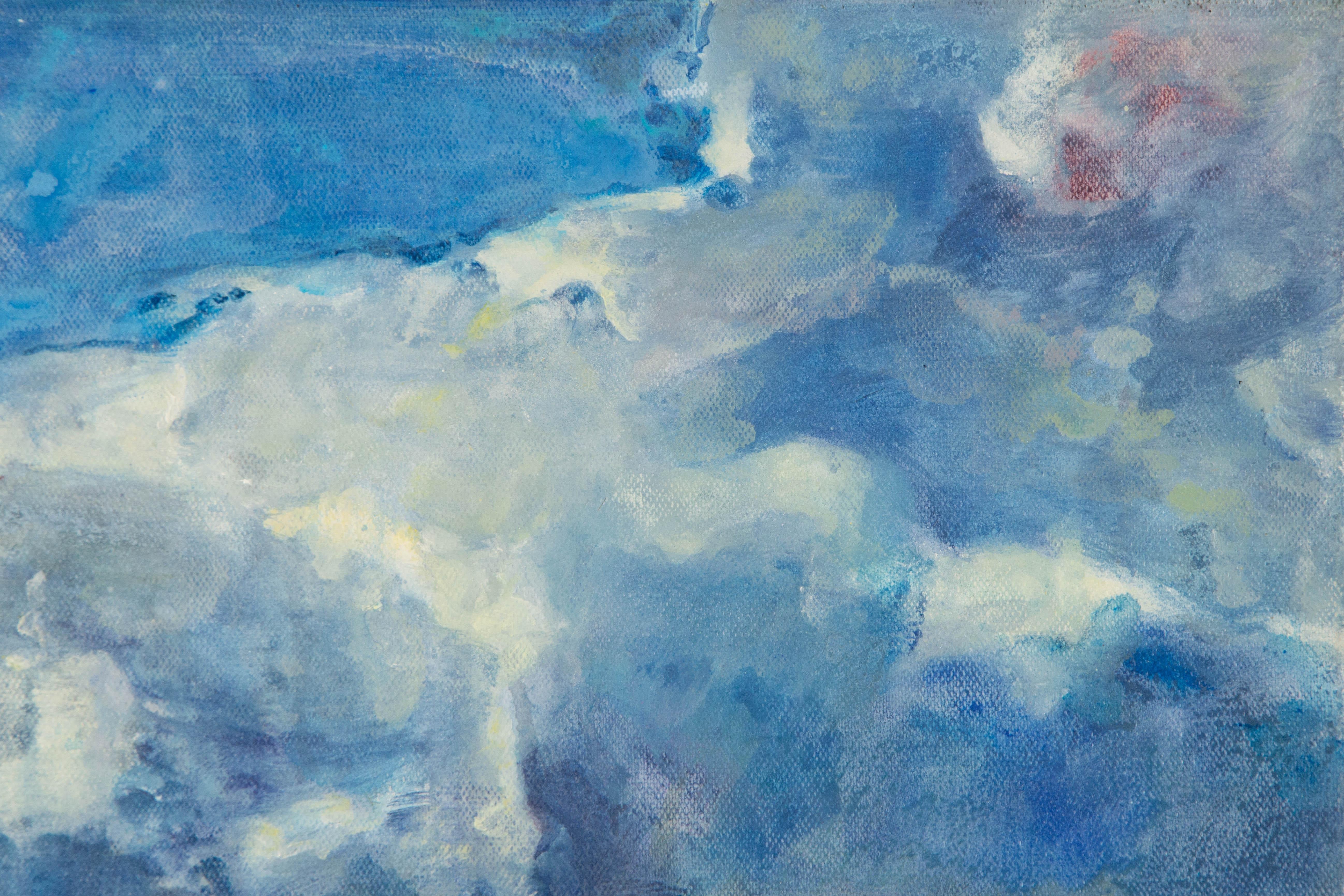 Zhenpeng Zhou Waterscape Original Oil On Canvas 