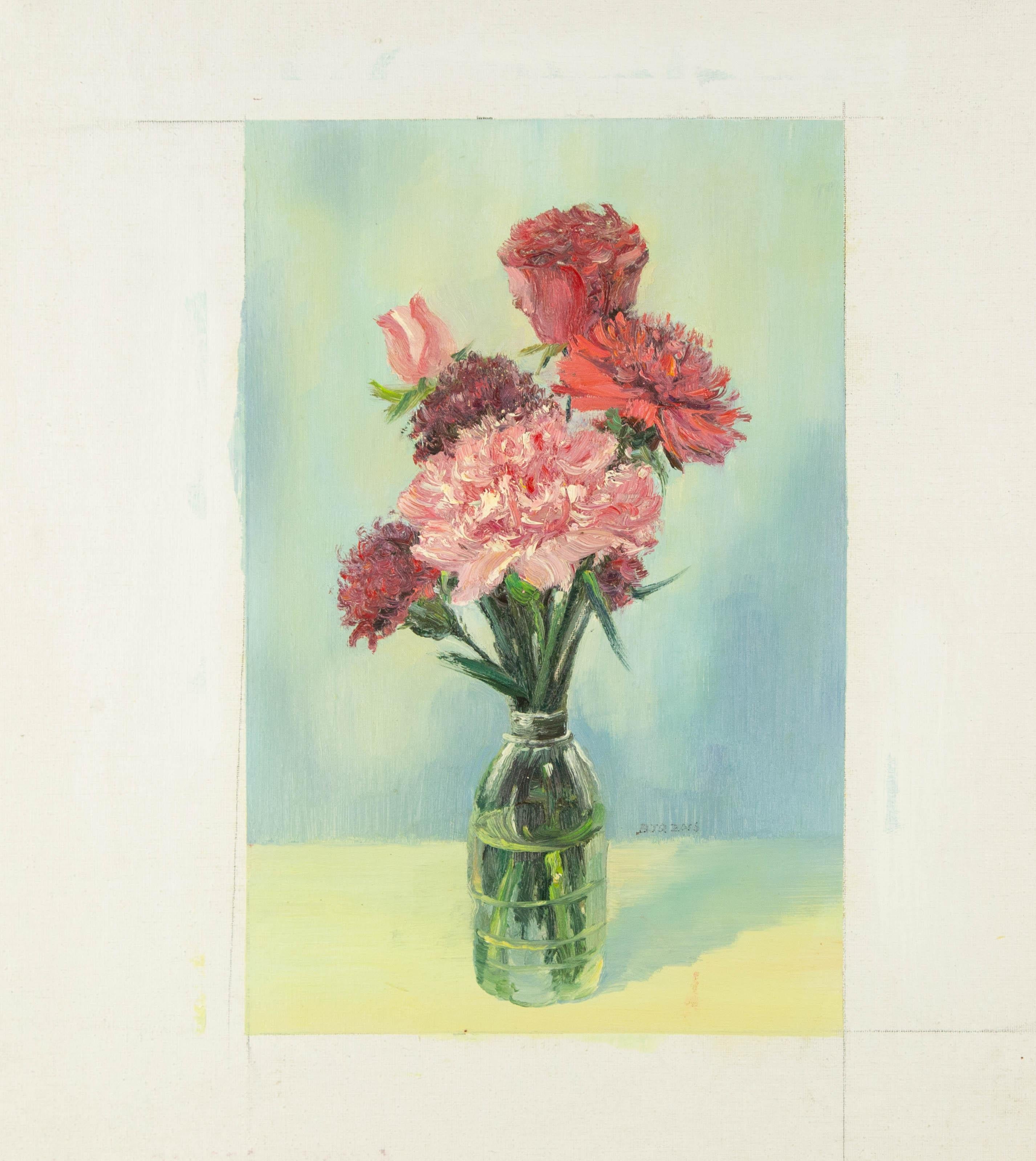 Zhou Zhenpeng Floral Original Öl auf Leinwand 
