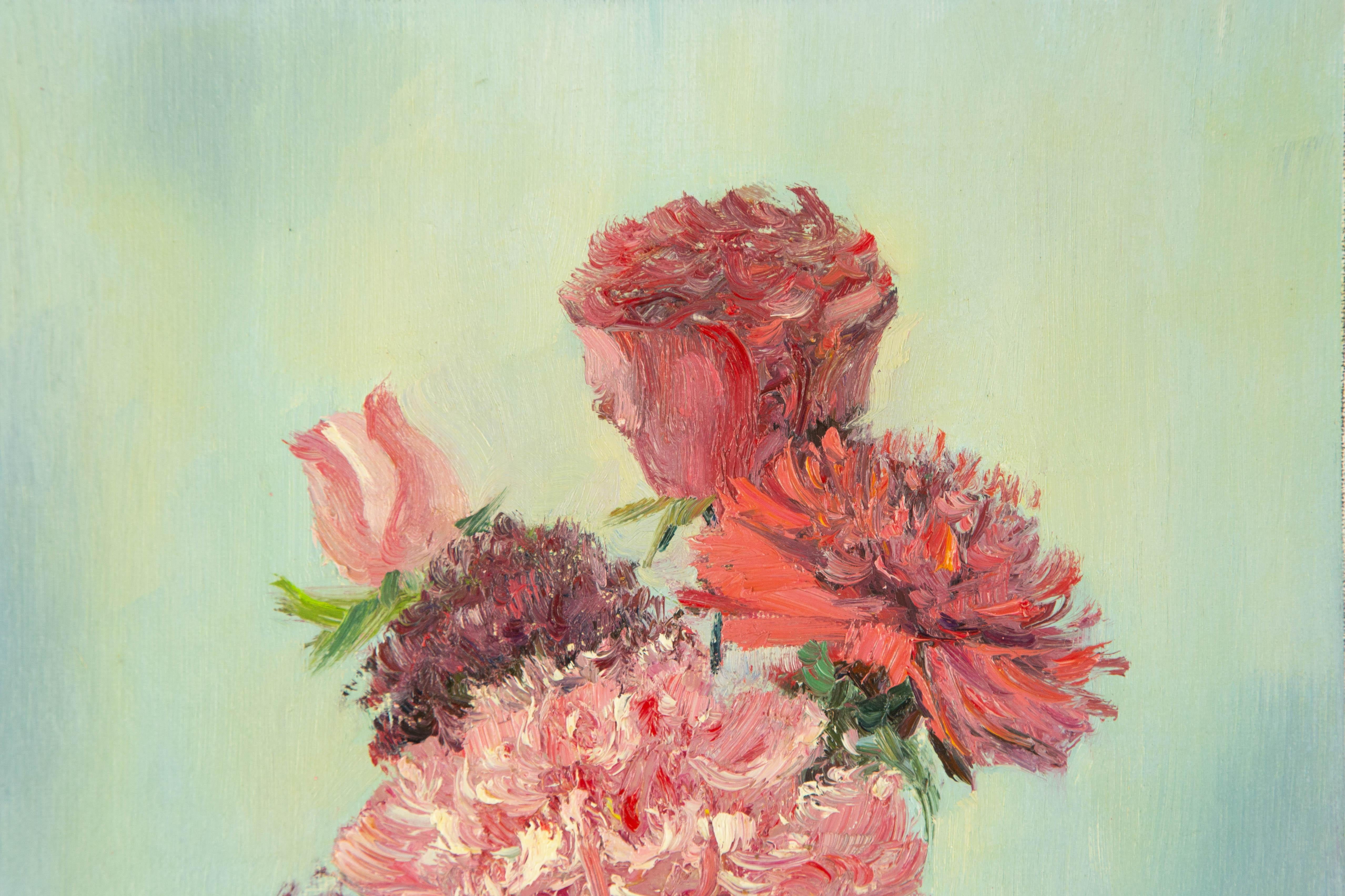Zhou Zhenpeng Floral Original Öl auf Leinwand 