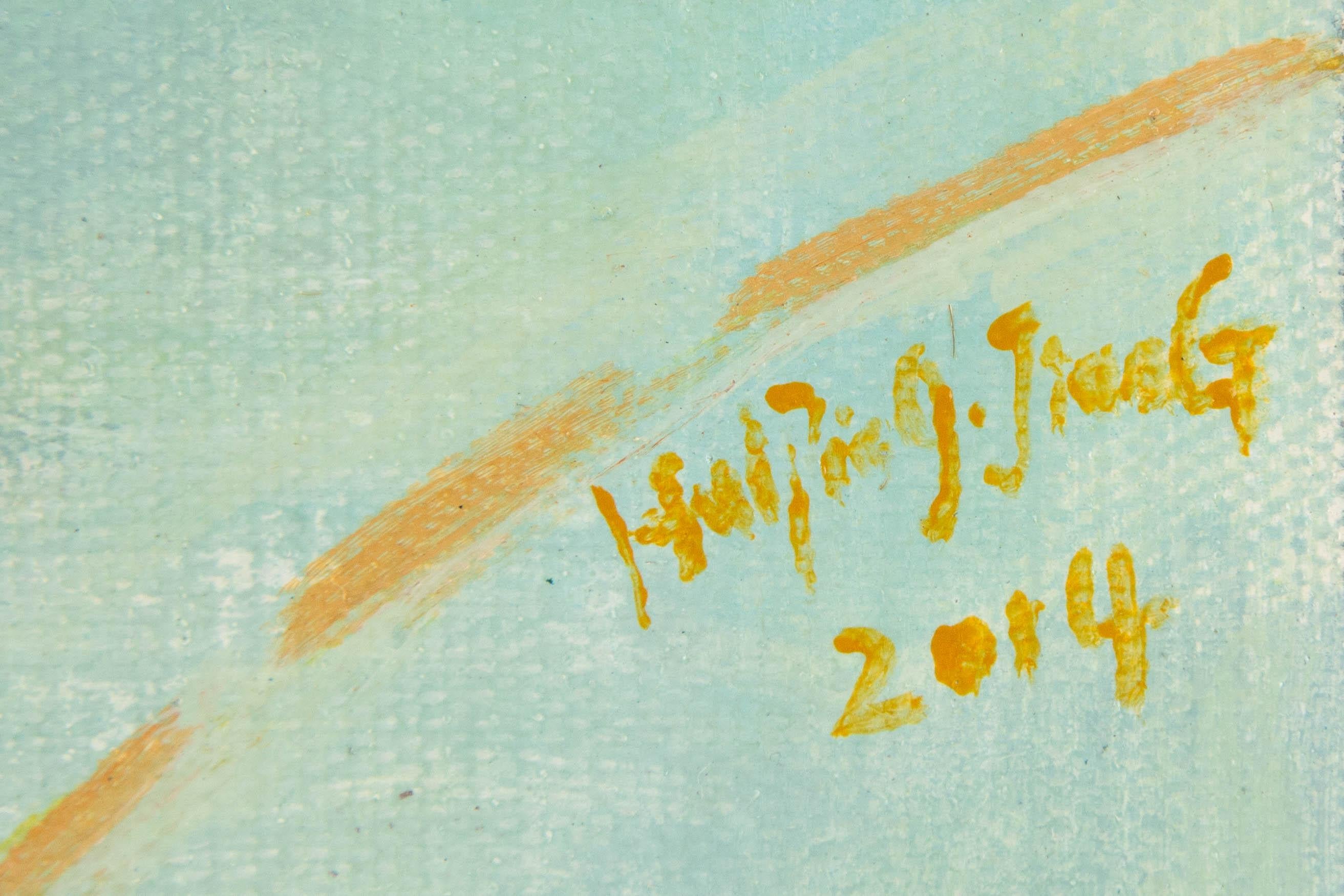 Zhenpeng Zhou Animal Original Huile sur Toile 