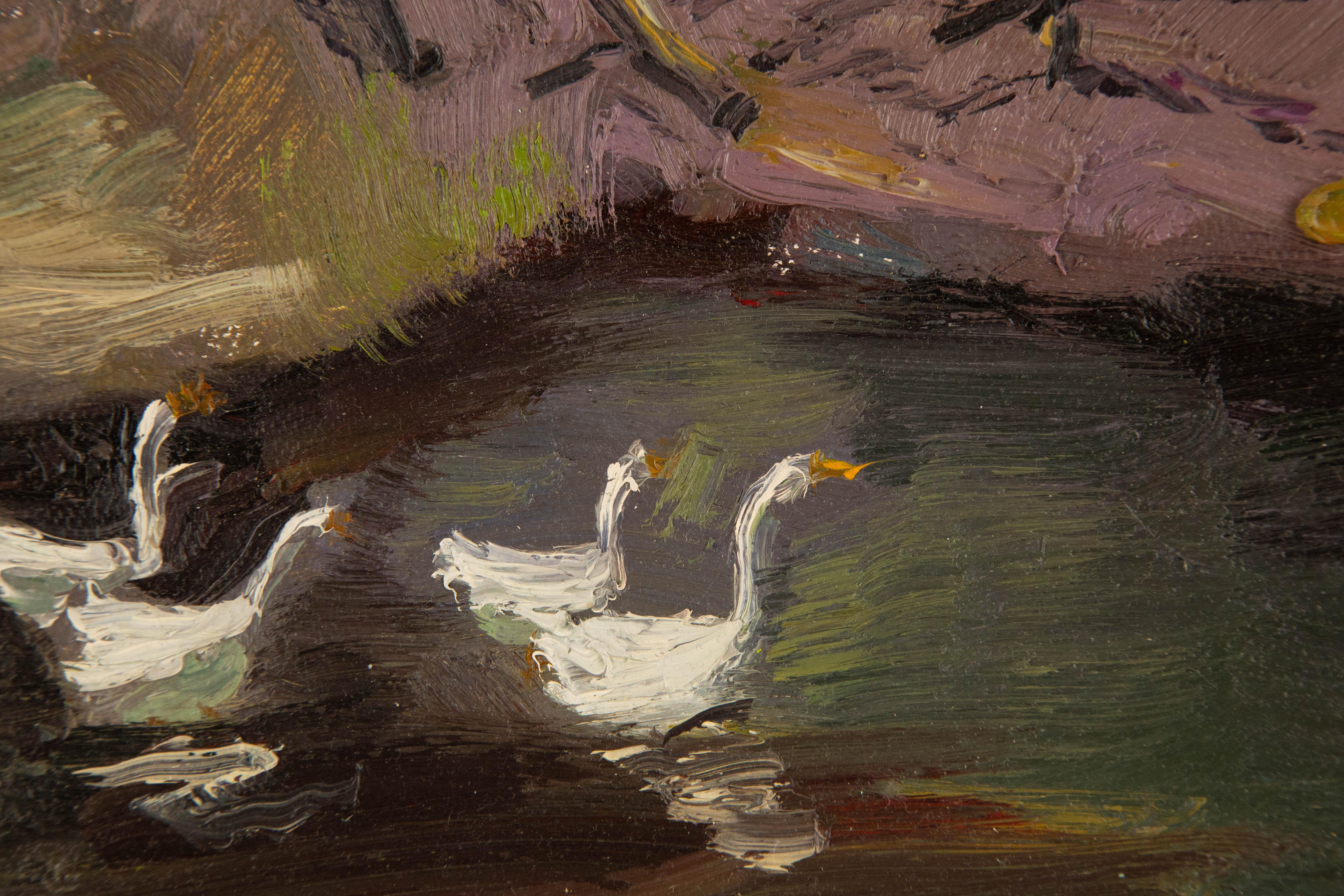 Zhentian Sun Landscape Original Oil On Canvas 