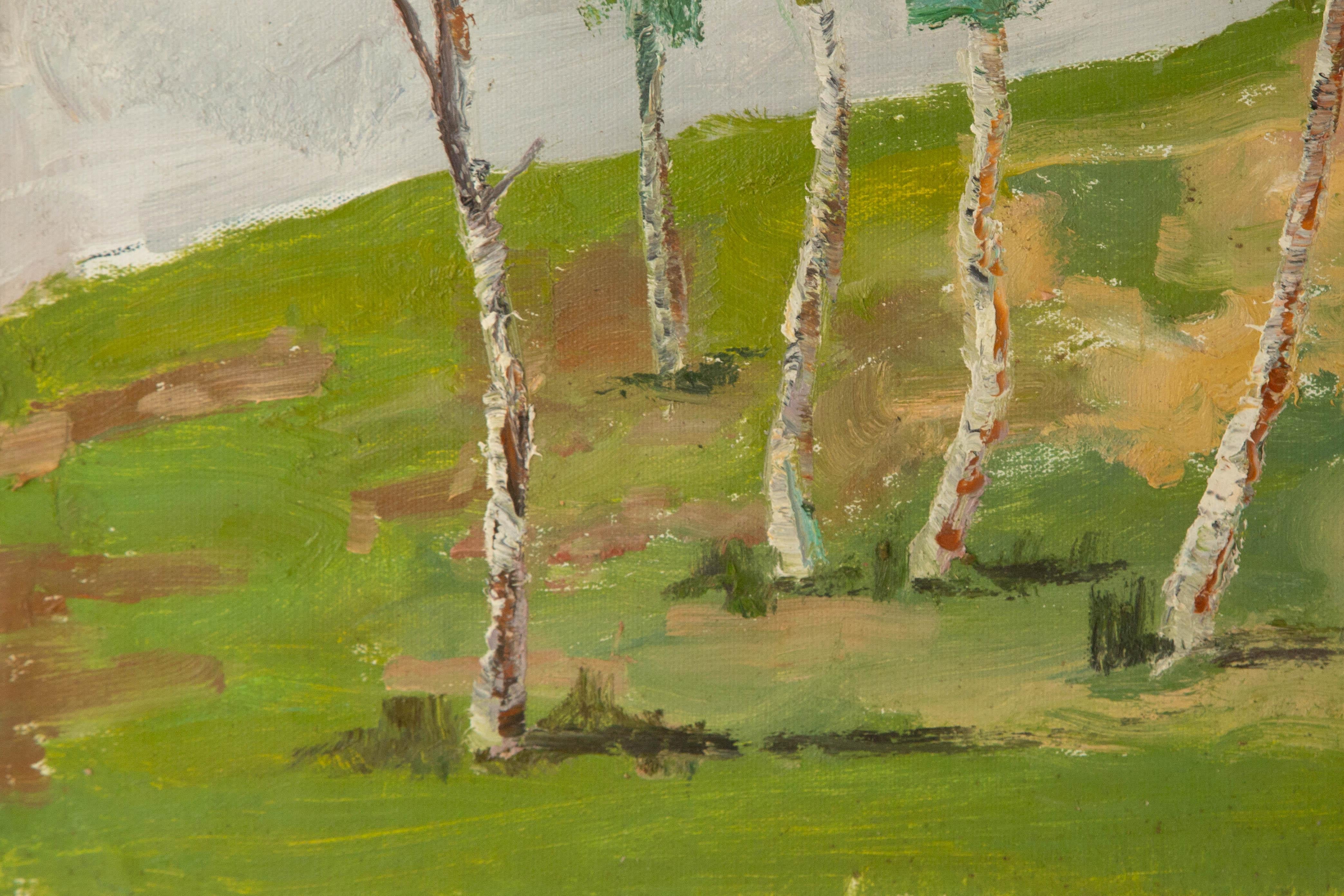 Zhentian Sun Landschaft Original Öl auf Leinwand 