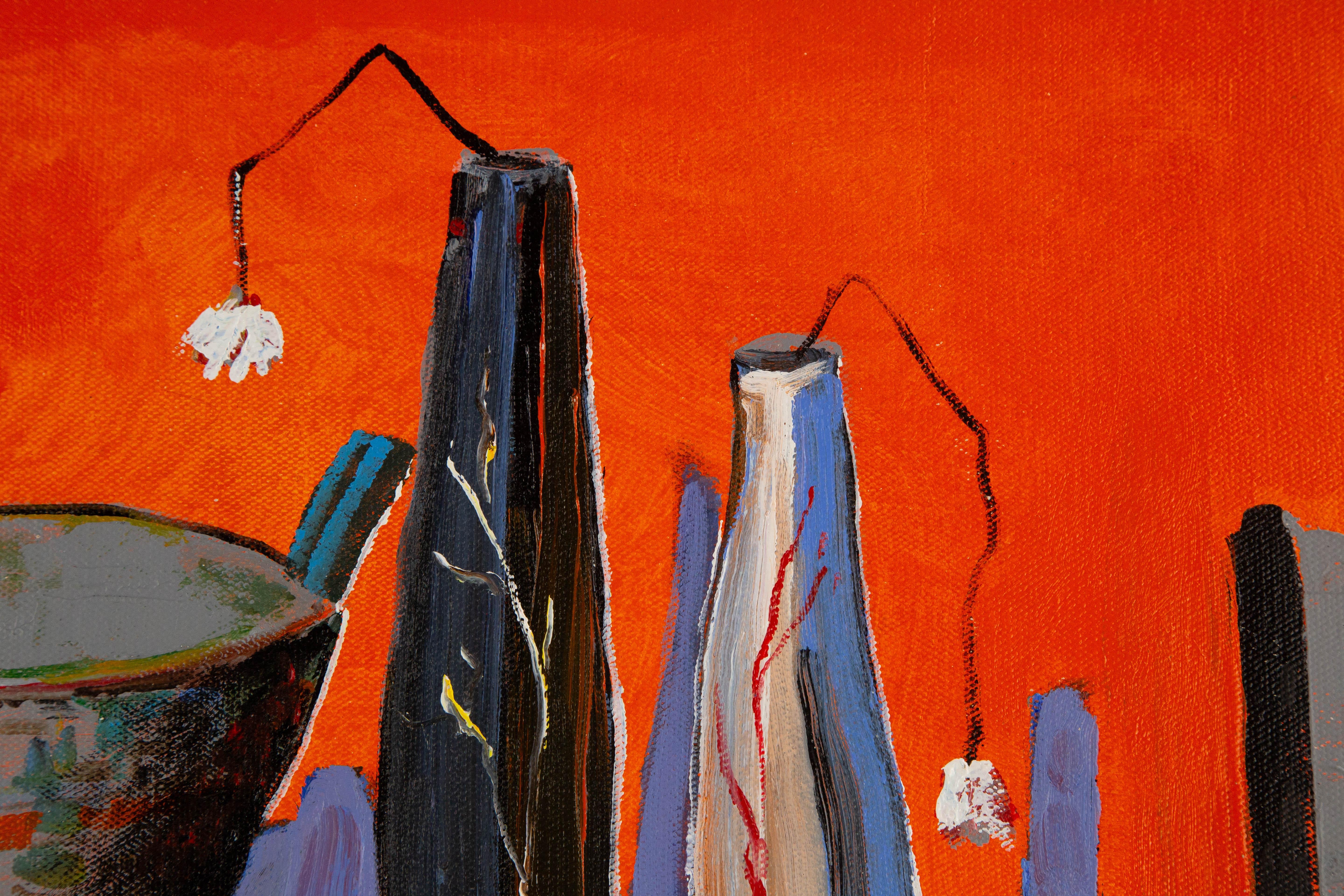 Zhenxing Liu Contemporary Original Mixed Media 