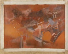 Zhenyan Zhao Abstract Original Mixed Media "Autumn"