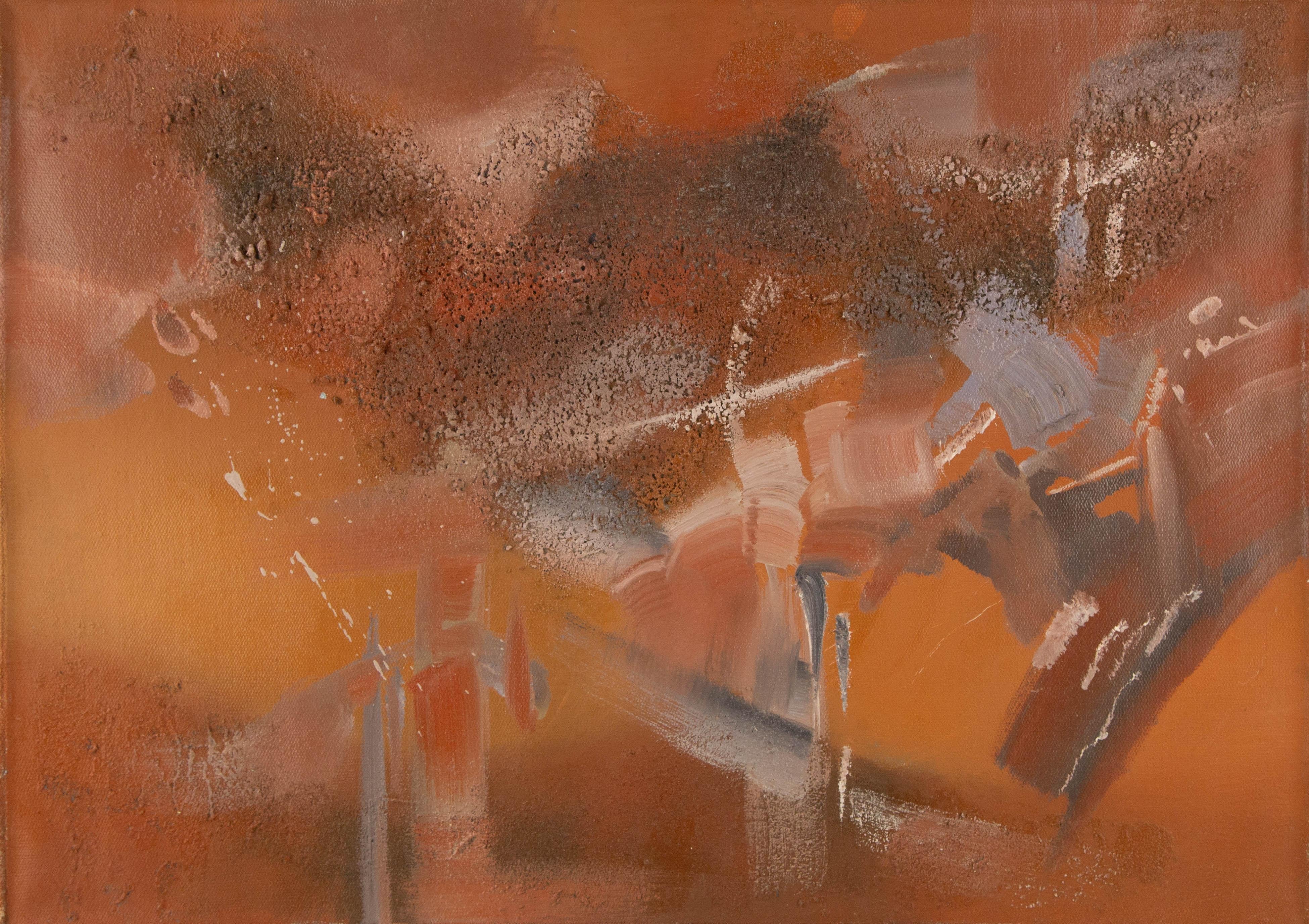 Zhenyan Zhao Abstract Original Mixed Media "Autumn"