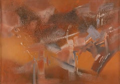 Zhenyan Zhao Abstract Original Mixed Media "Autumn"