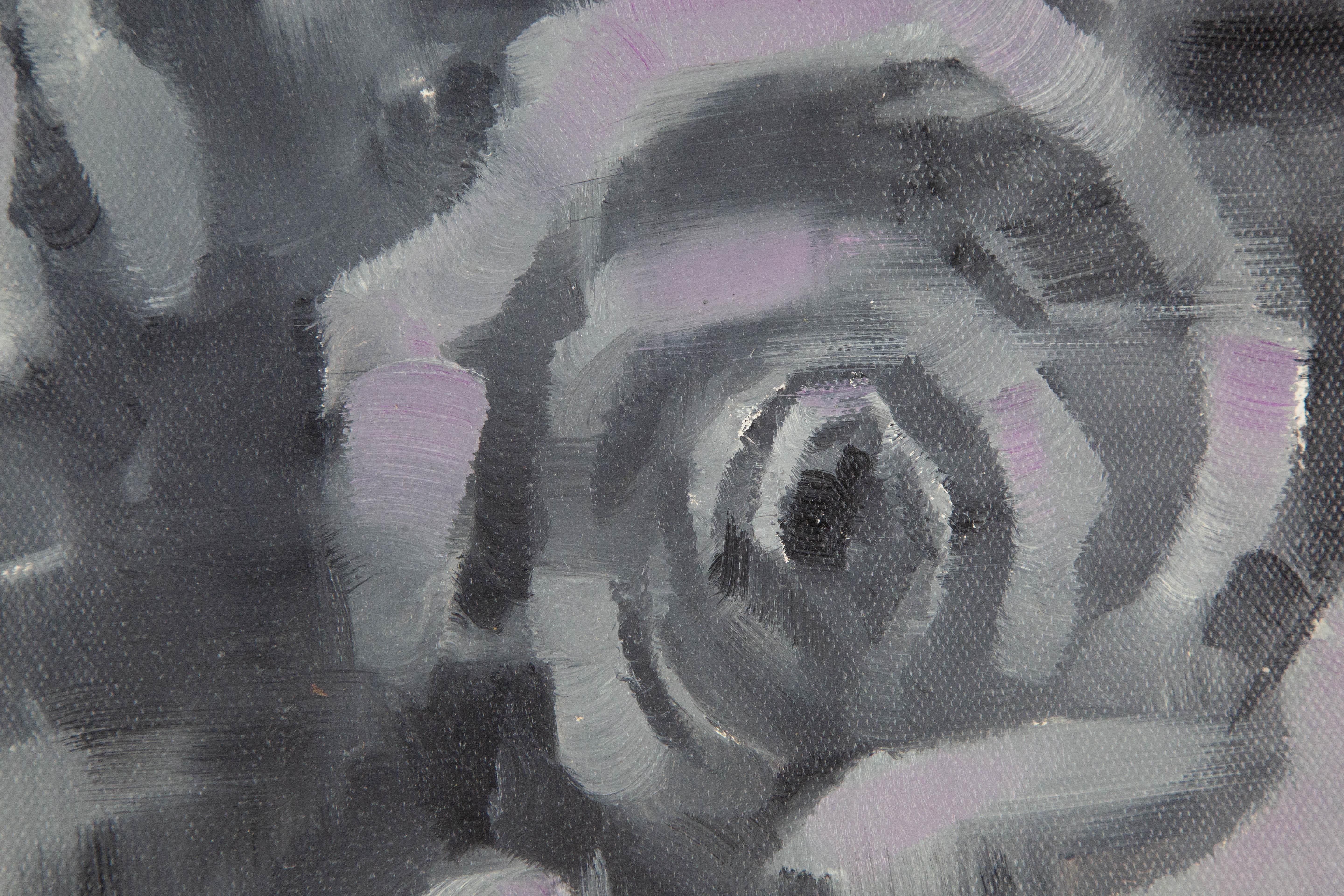 Zhenyan Zhao Olio originale contemporaneo su tela 