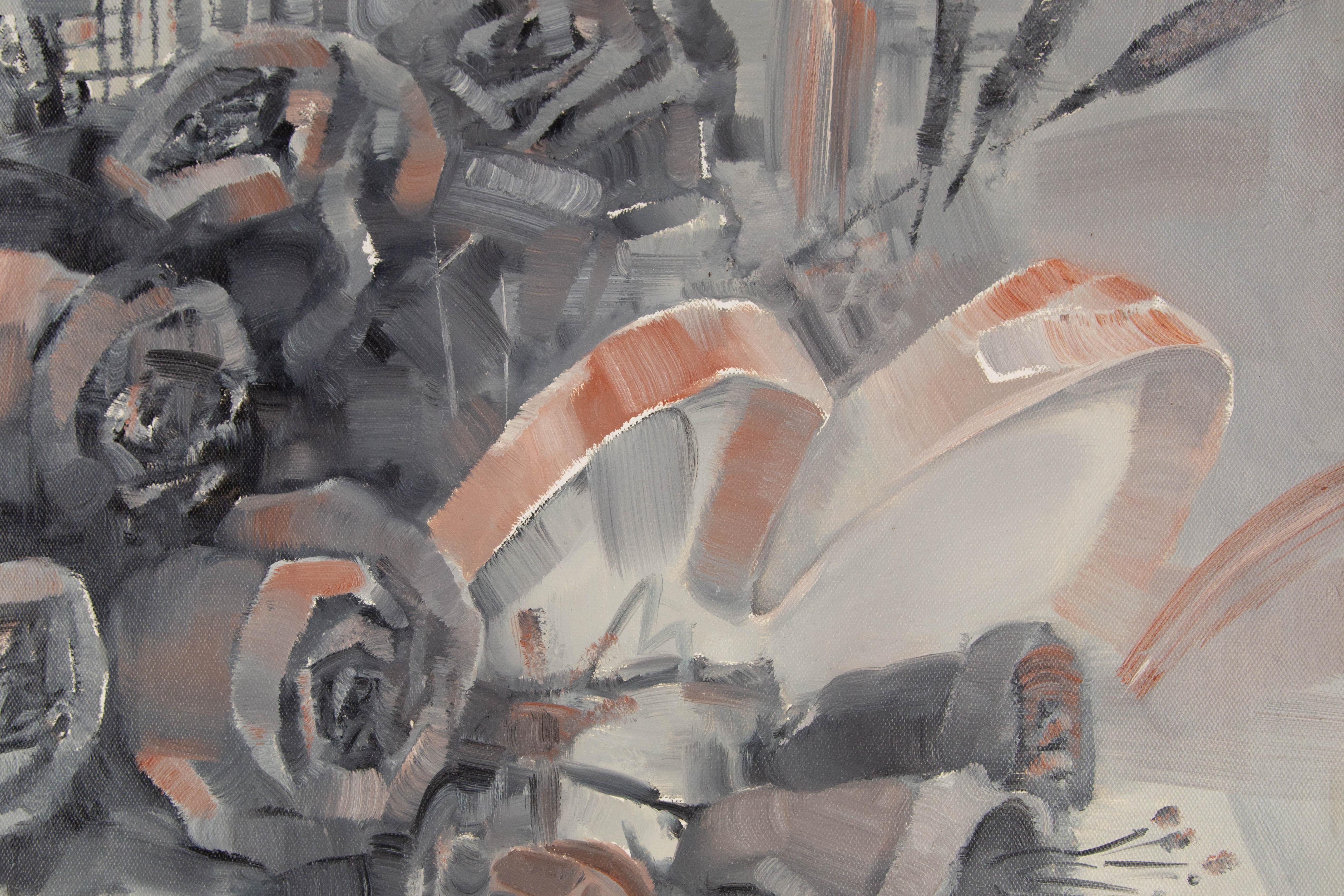 Zhenyan Zhao Zeitgenössisches Original-Ölgemälde 