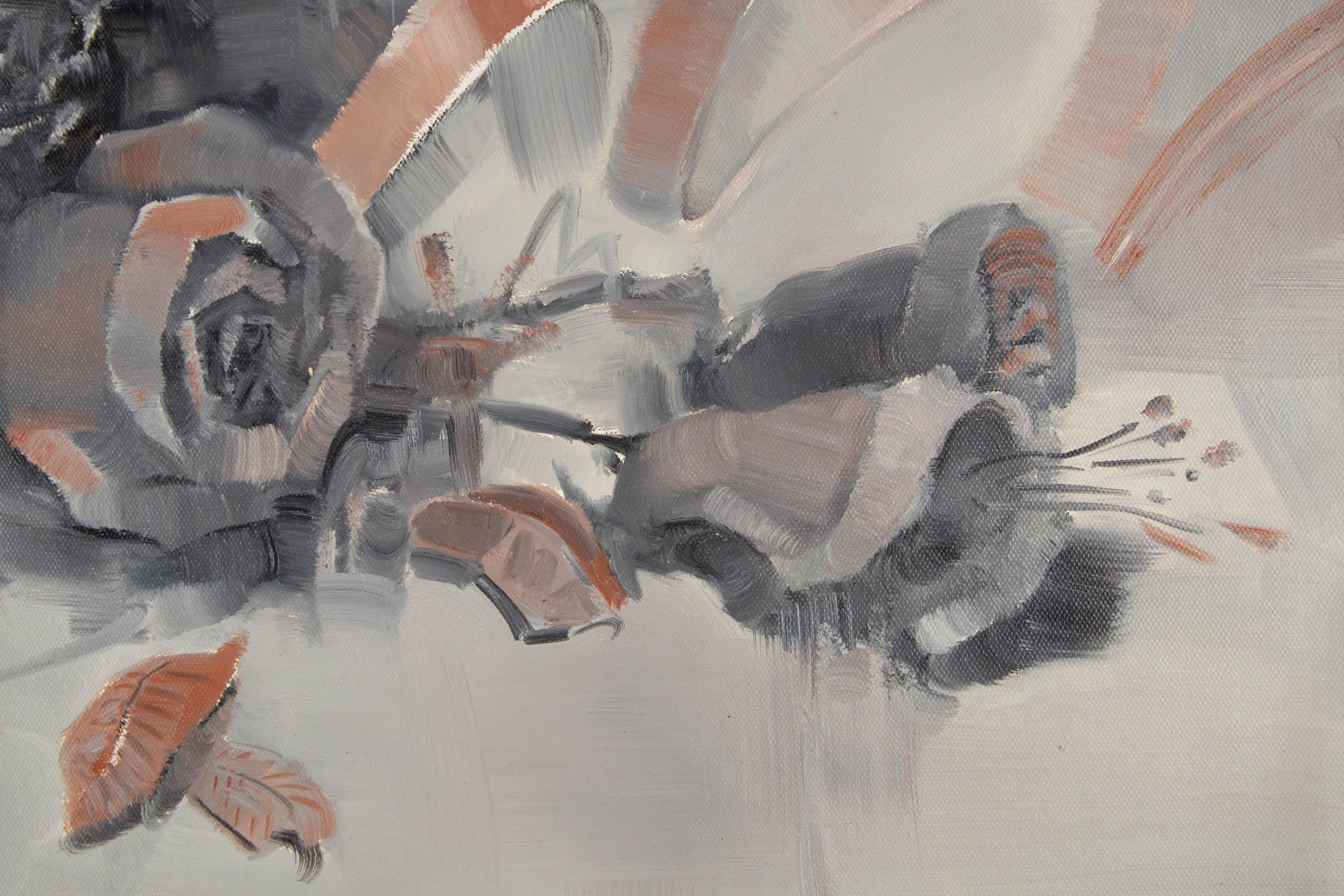 Zhenyan Zhao Zeitgenössisches Original-Ölgemälde 
