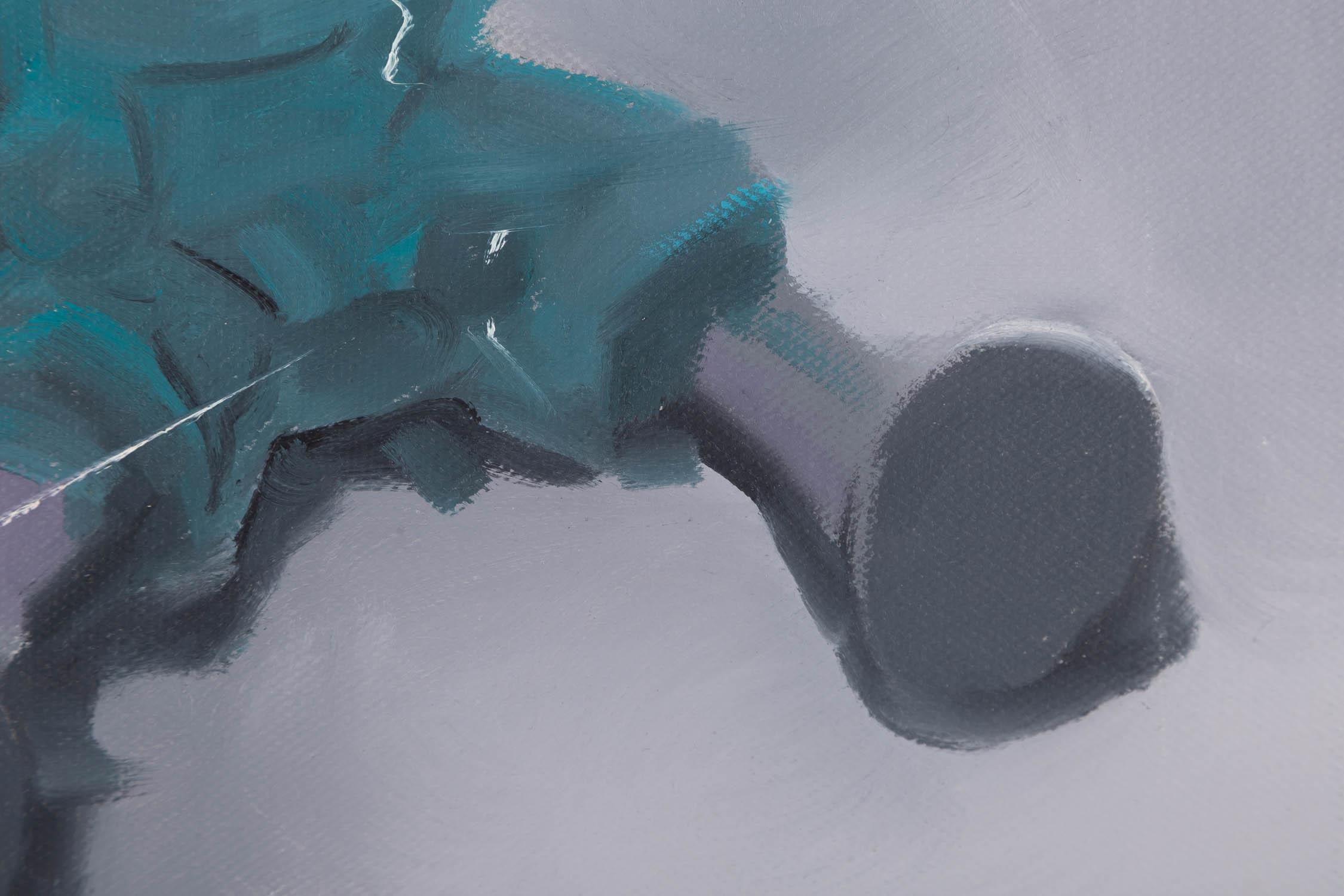 Huile impressionniste originale sur toile « Change Encounter » de Zhenyan Zhao en vente 6