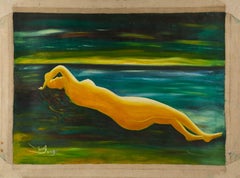Zhenyang Yang Portrait Original Oil On Canvas "Sea of Dreams"